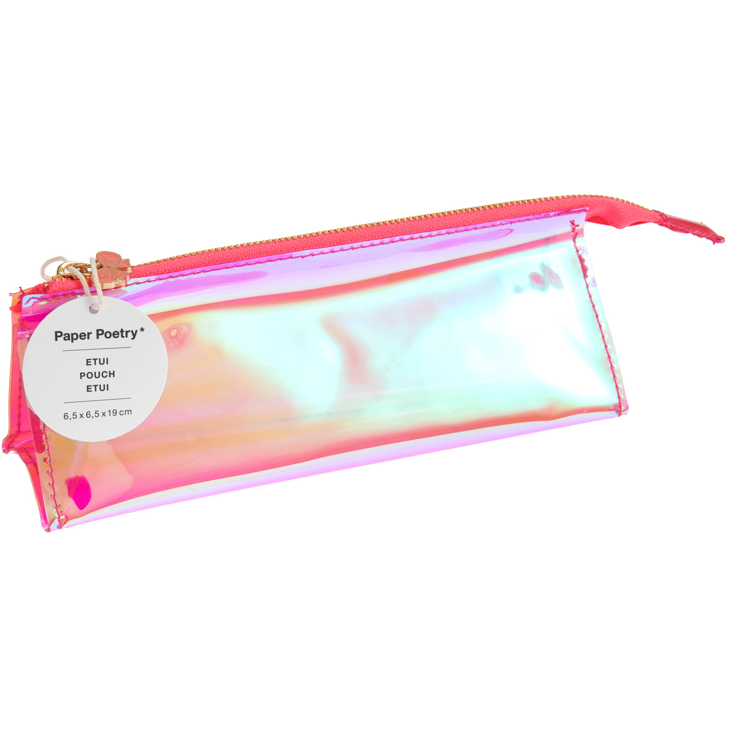 Paper Poetry Etui Irisierend 6,5x6,5x19cm Farbe Neonpink von Rico Design Paper Poetry Etui Irisierend in schimmerndem Rosa von Rico Design, ideal für Stifte, 6,5x6,5x19cm.
