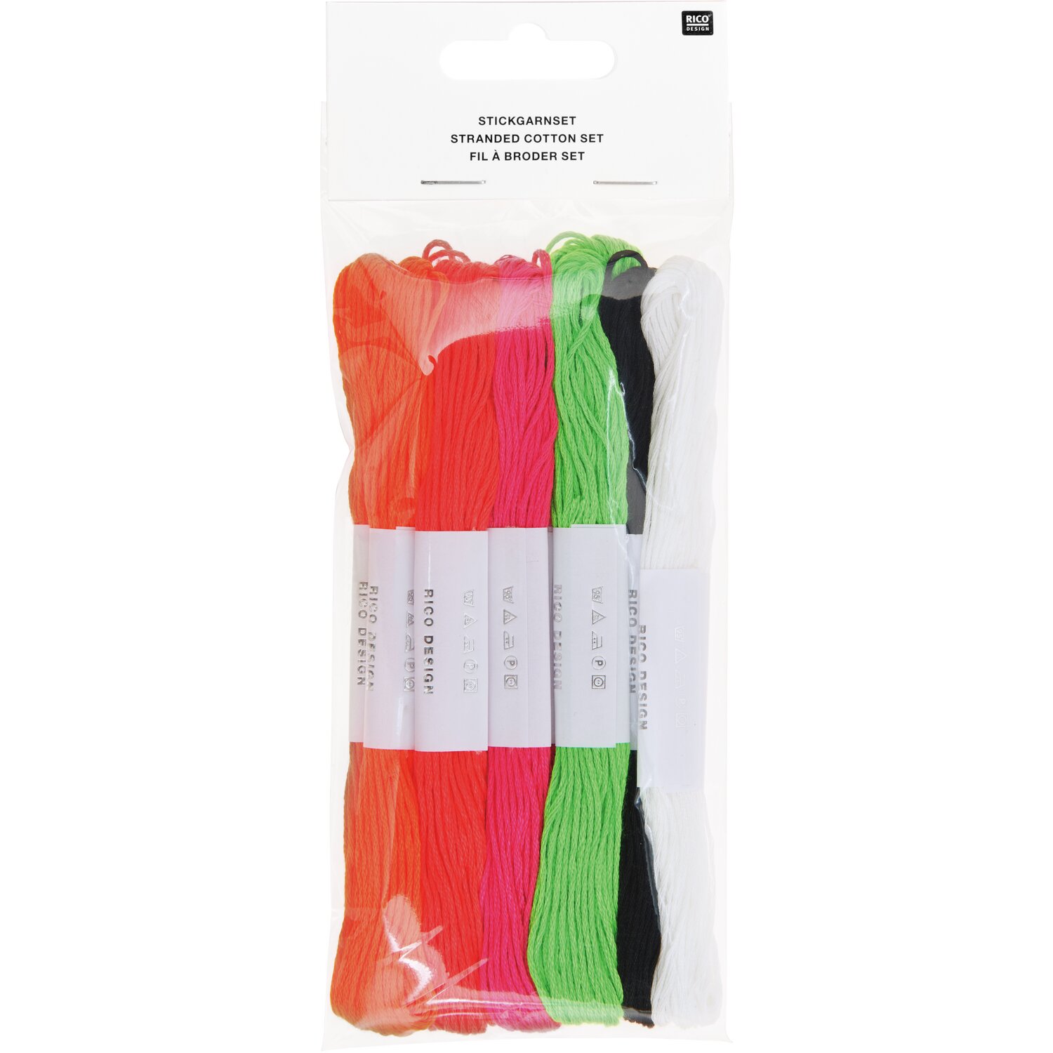 Set de fils à broder Neon 10 pièces 10-teilig from Rico Design