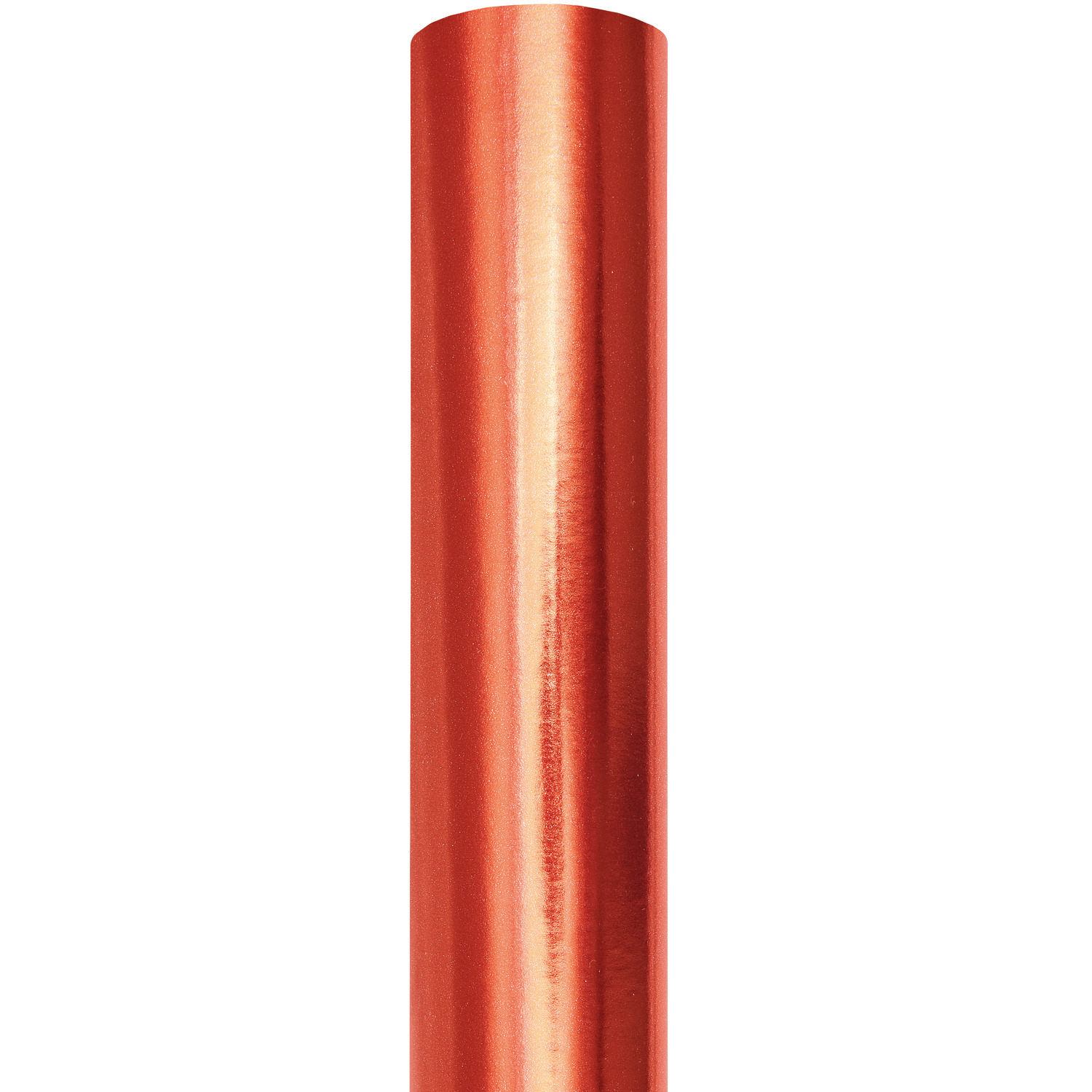 Geschenkpapier Metallic in leuchtendem Rot von Rico Design, 70cm breit, 2m lang, 80g/m². Ideal für festliche Anlässe.