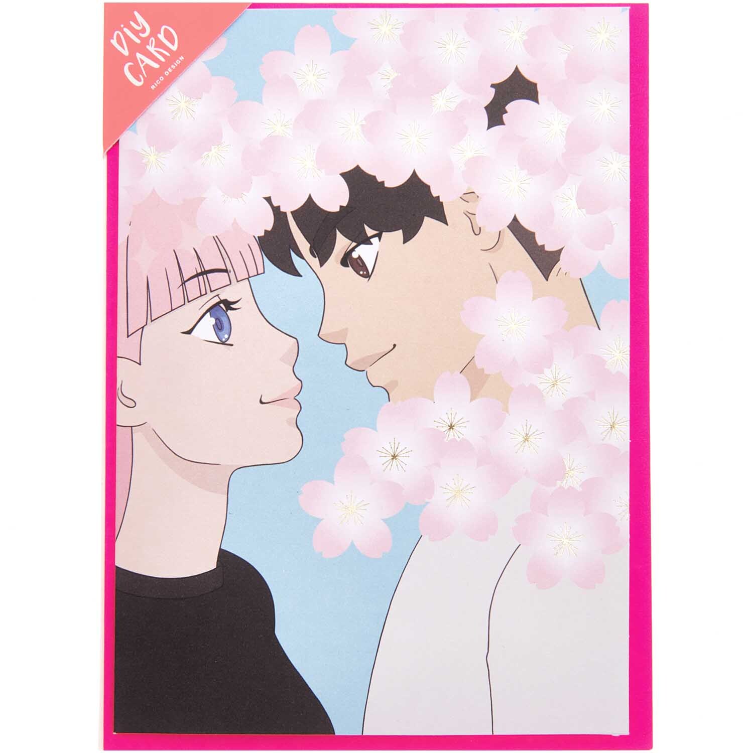 Paper Poetry Grußkartenset Manga Love von Rico Design
