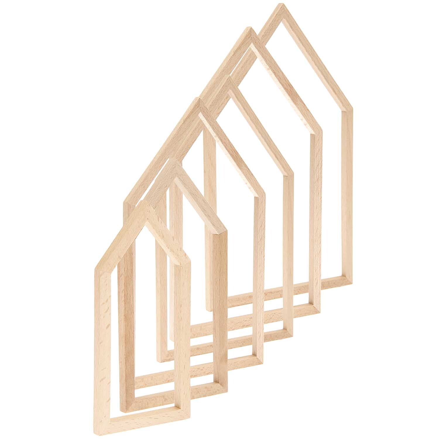 Cadre décoratif Maison format vertical set de 6 pièces 6-teilig from Rico Design