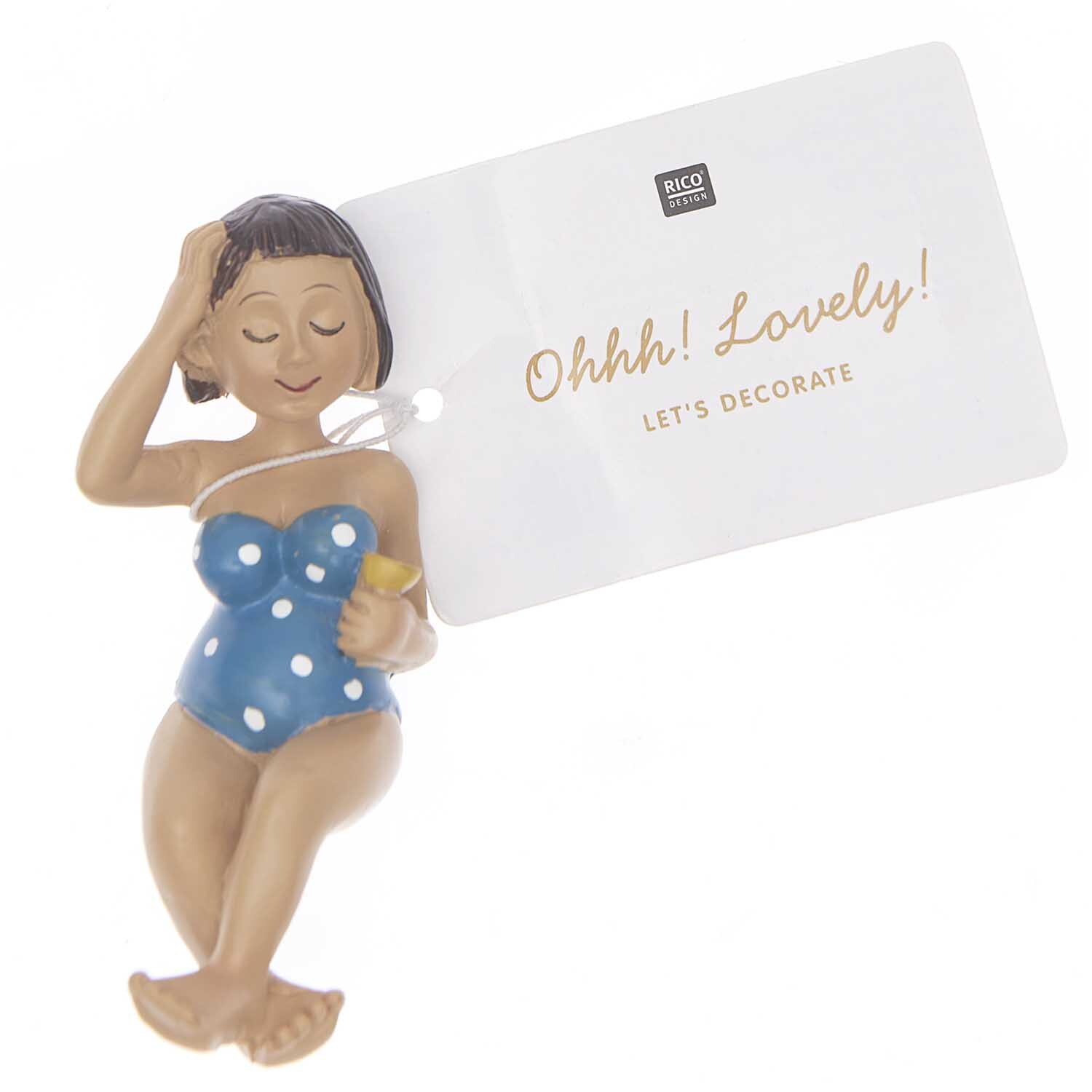 Figurine de décoration vacancière 8x2,5cm from Rico Design