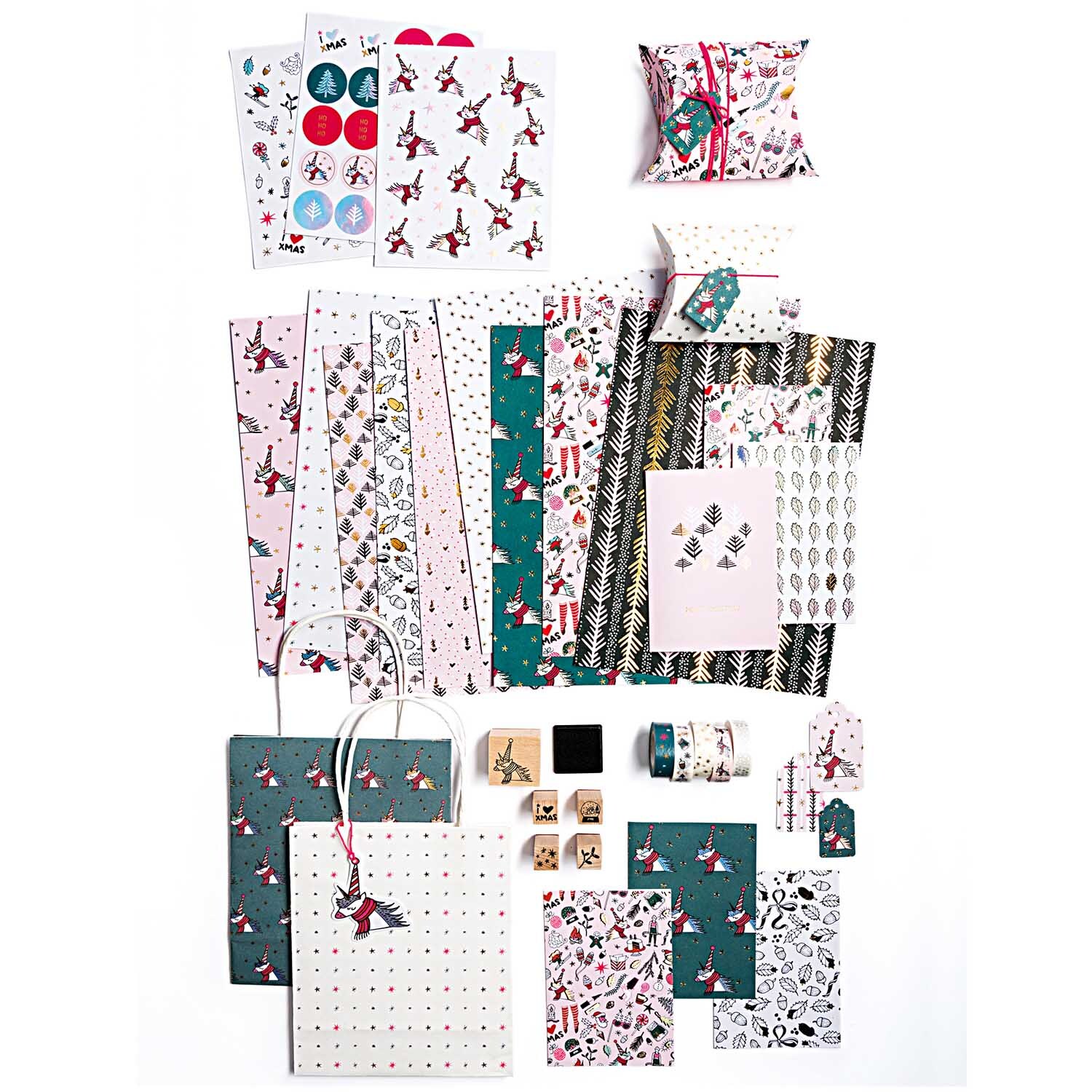 Paper Poetry Geschenkschachteln Magical Christmas 6 Stück von Rico Design
