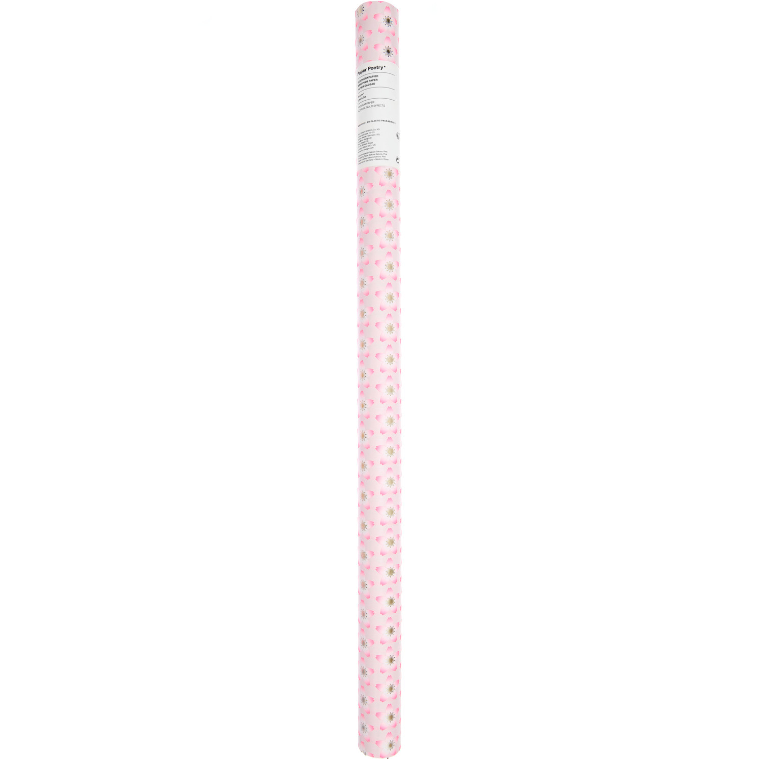 Geschenkpapier Kirschblüten Pink 70cm 2m 80g/m² von Rico Design
