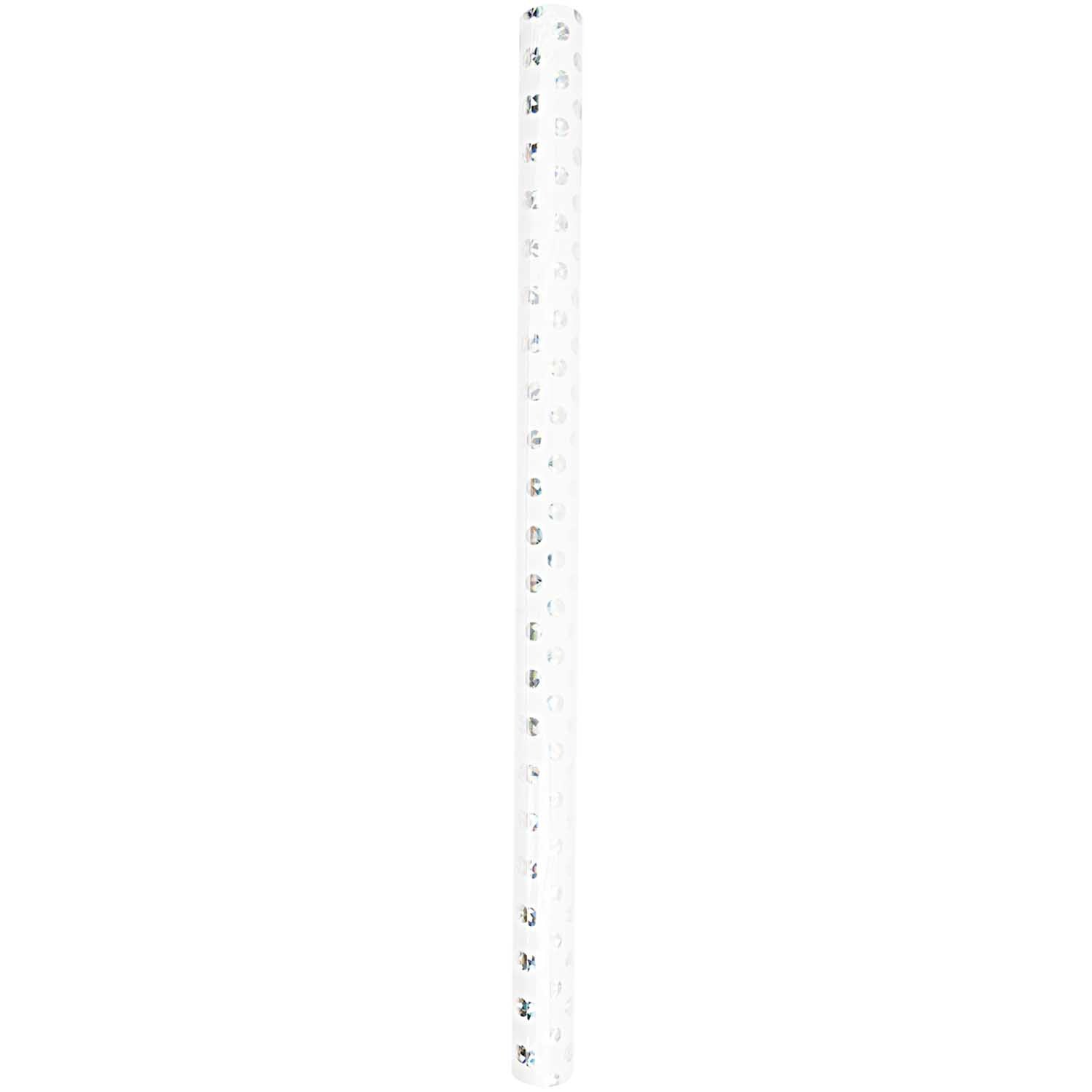 Paper Poetry Geschenkpapier Punkte weiß irisierend 70cm 2m von Rico Design