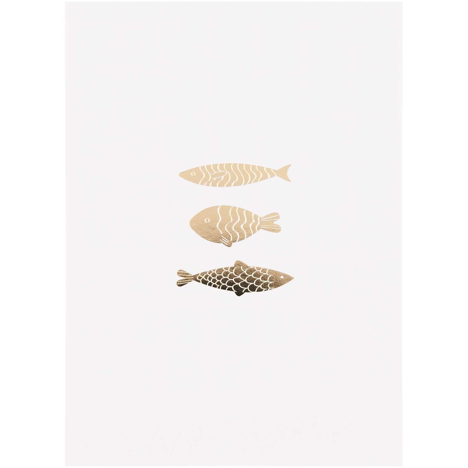 Paper Poetry Postkartenblock Fische 10 Stück von Rico Design Paper Poetry Postkartenblock mit drei stilisierten Fischen in neutralen Tönen von Rico Design.