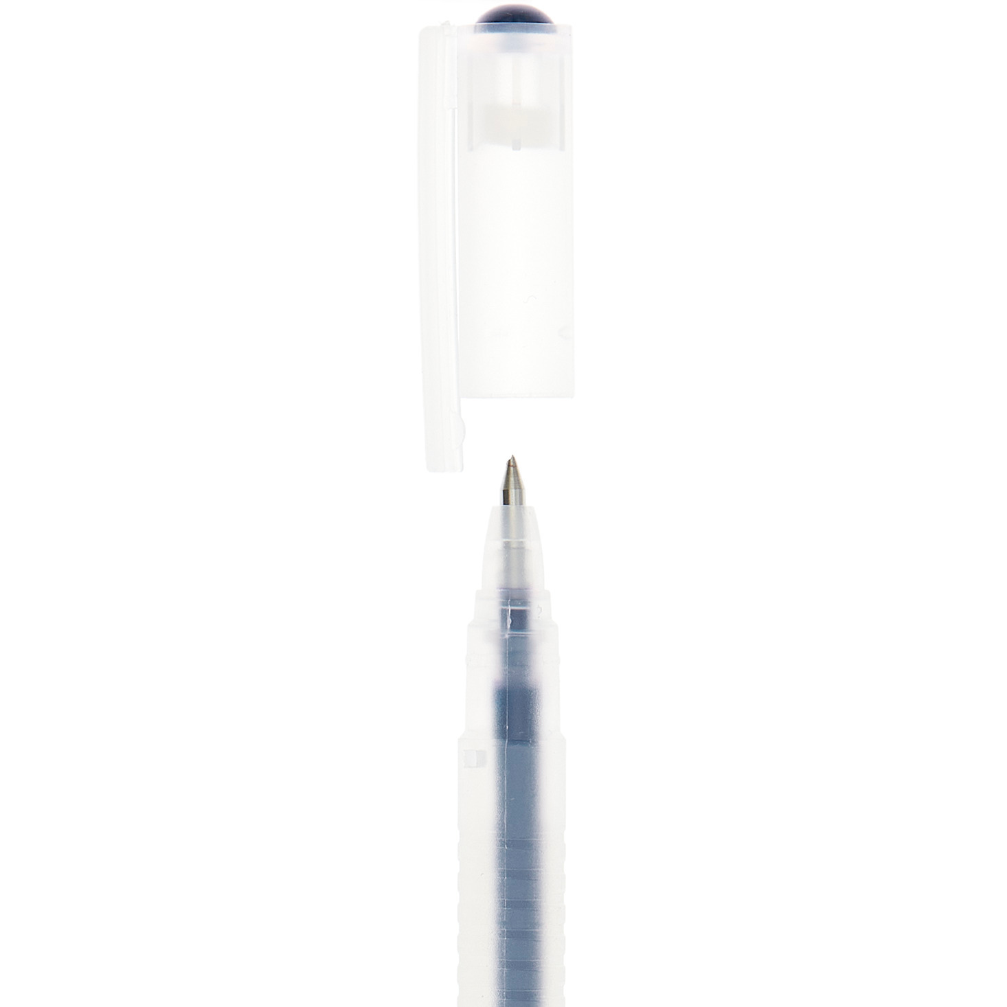 Gel pen Basic 0.5mm colour Petrol from Rico Design Gelstift Basic 0,5mm von Rico Design in Petrol, mit abgenommener Kappe, zeigt die feine Spitze.
