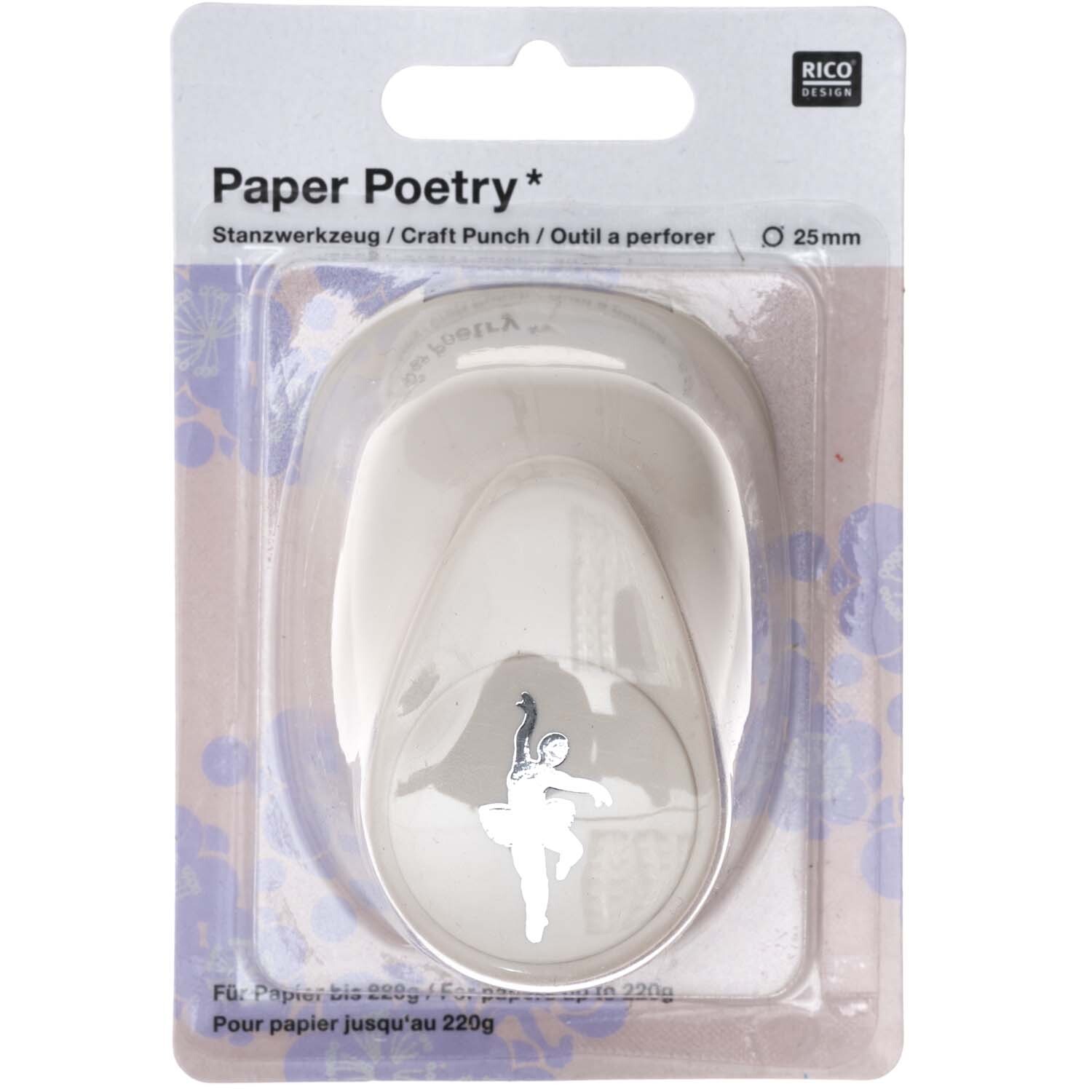 Paper Poetry Stanzer Ballerina M 2,5cm von Rico Design