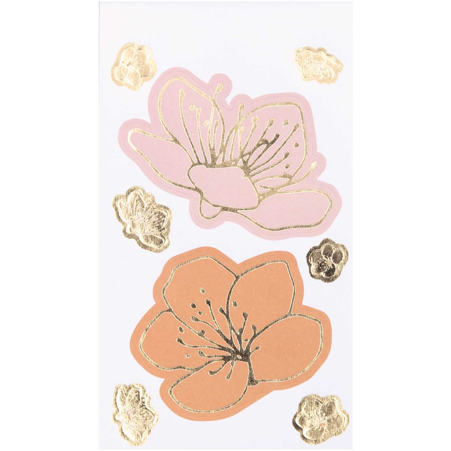 Paper Poetry Sticker Blüten 4 Blatt von Rico Design