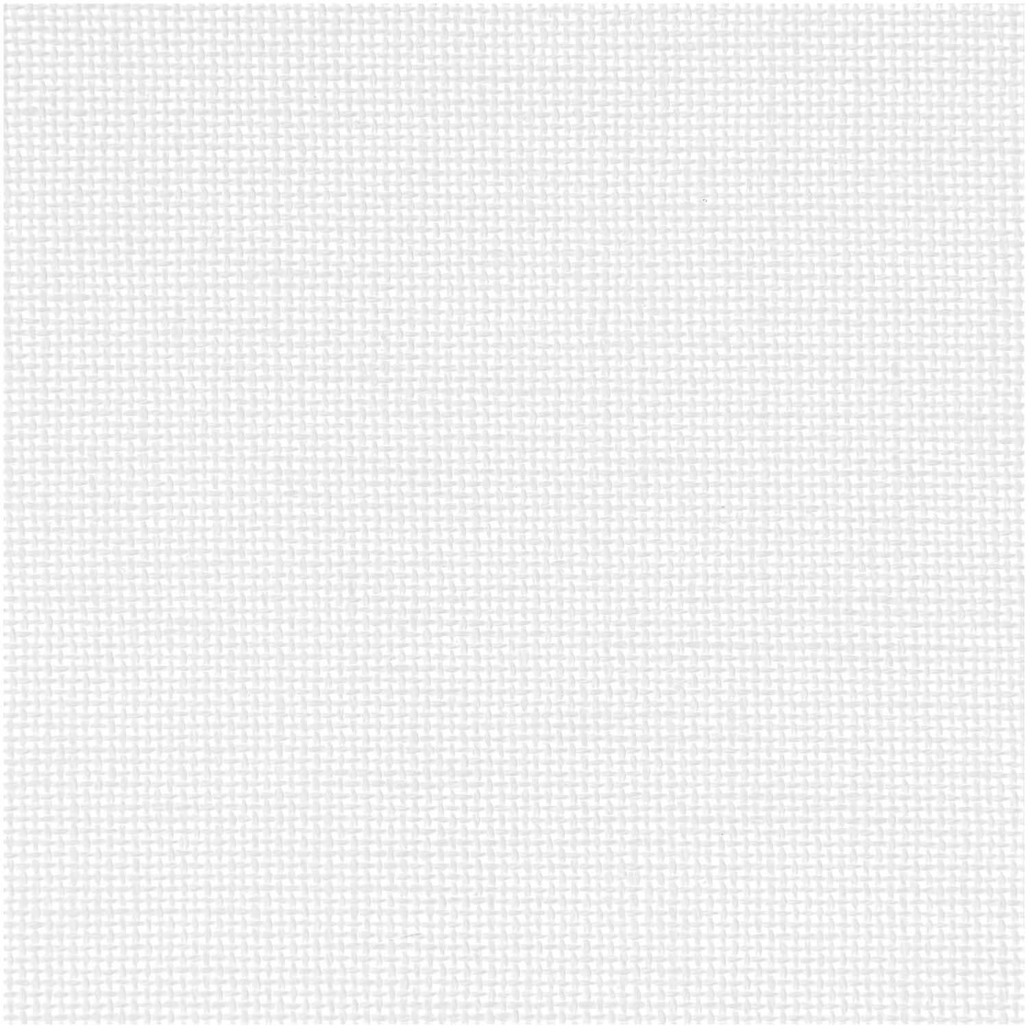 Zählstoff Baumwolle 11-fädig 46x46cm von Rico Design, zeigt ein weißes, fein gewebtes Textil.