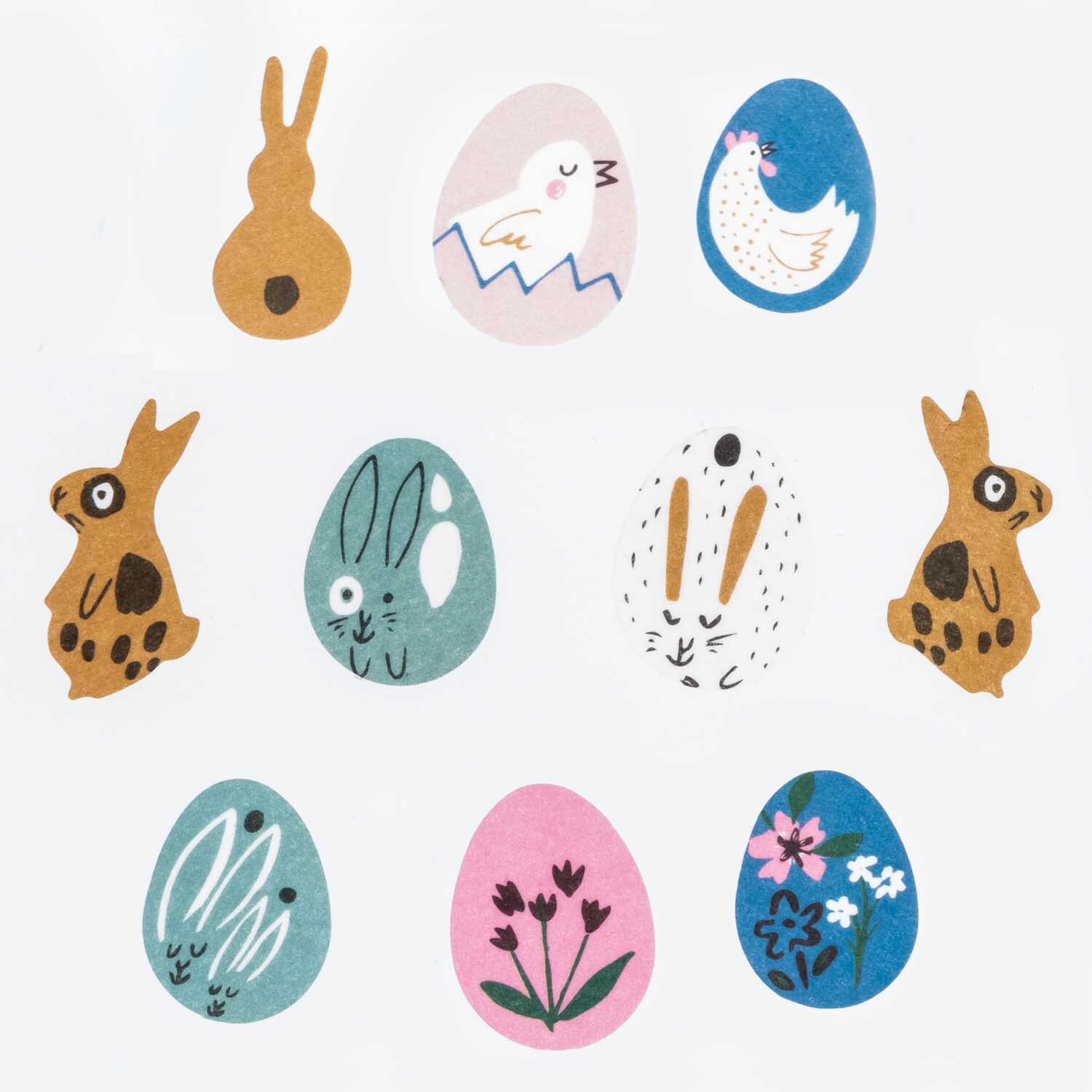Washi Sticker Hase & Eier 200 Stück von Rico Design Washi Sticker Hase & Eier 200 Stück von Rico Design: Bunte Sticker mit Hasen und Eiern in verschiedenen Designs. Perfekt für kreative Dekorationen.