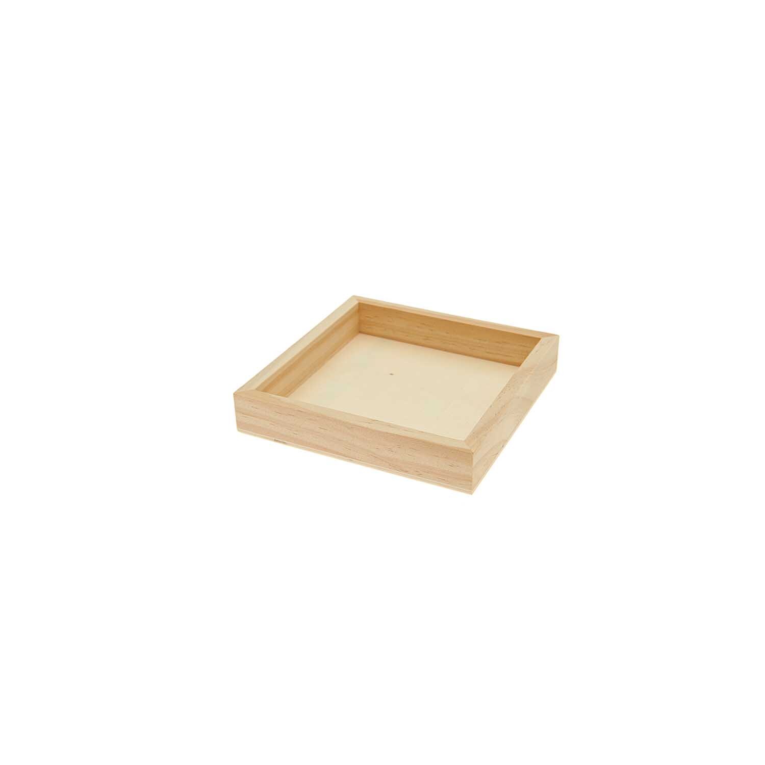 Cadre pour objets nature Taille 10,8x10,8cm from Rico Design Objektrahmen natur von Rico Design: Ein rechteckiger, flacher Holzrahmen in natürlichem Finish. Ideal für kreative Präsentationen.