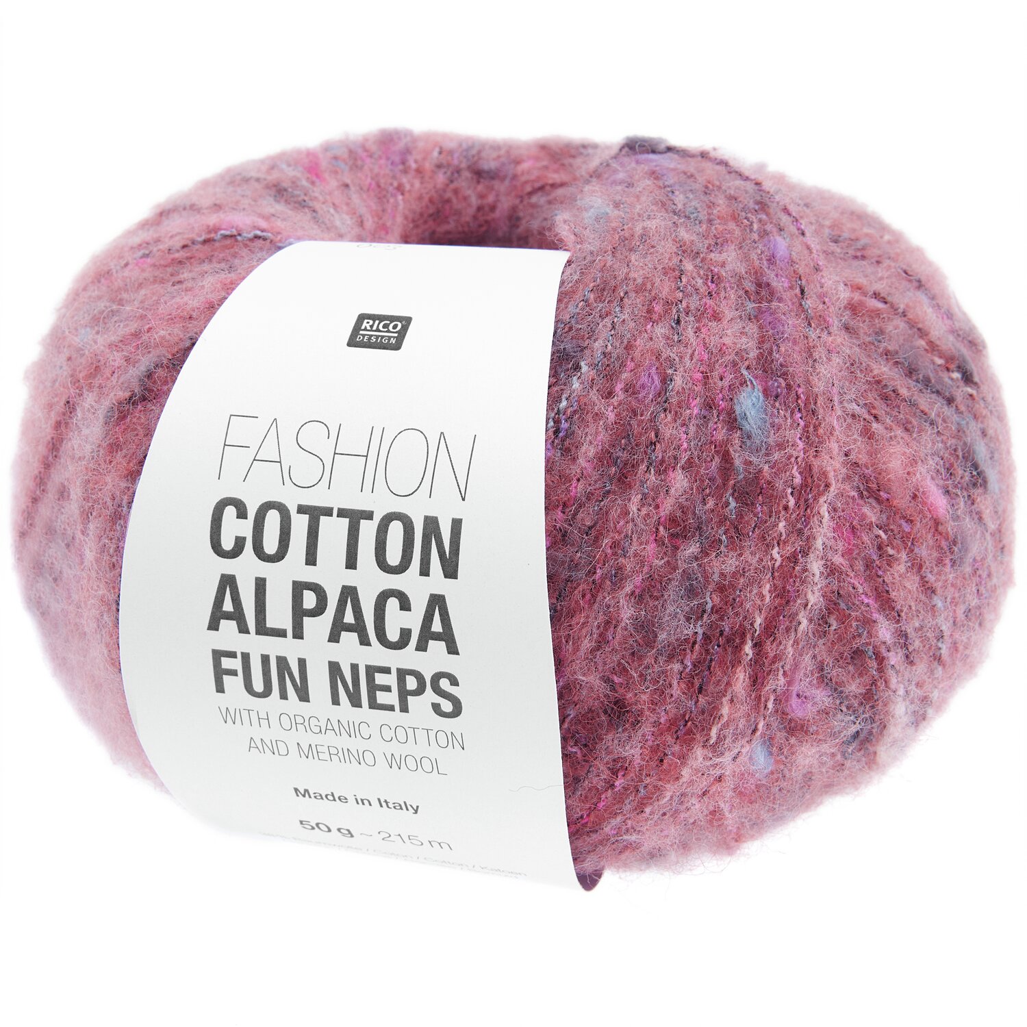 Fashion Cotton Alpaca Fun Neps 50g 215m Couleur Baie from Rico Design Fashion Cotton Alpaca Fun Neps 50g 215m Couleur Baie from Rico Design