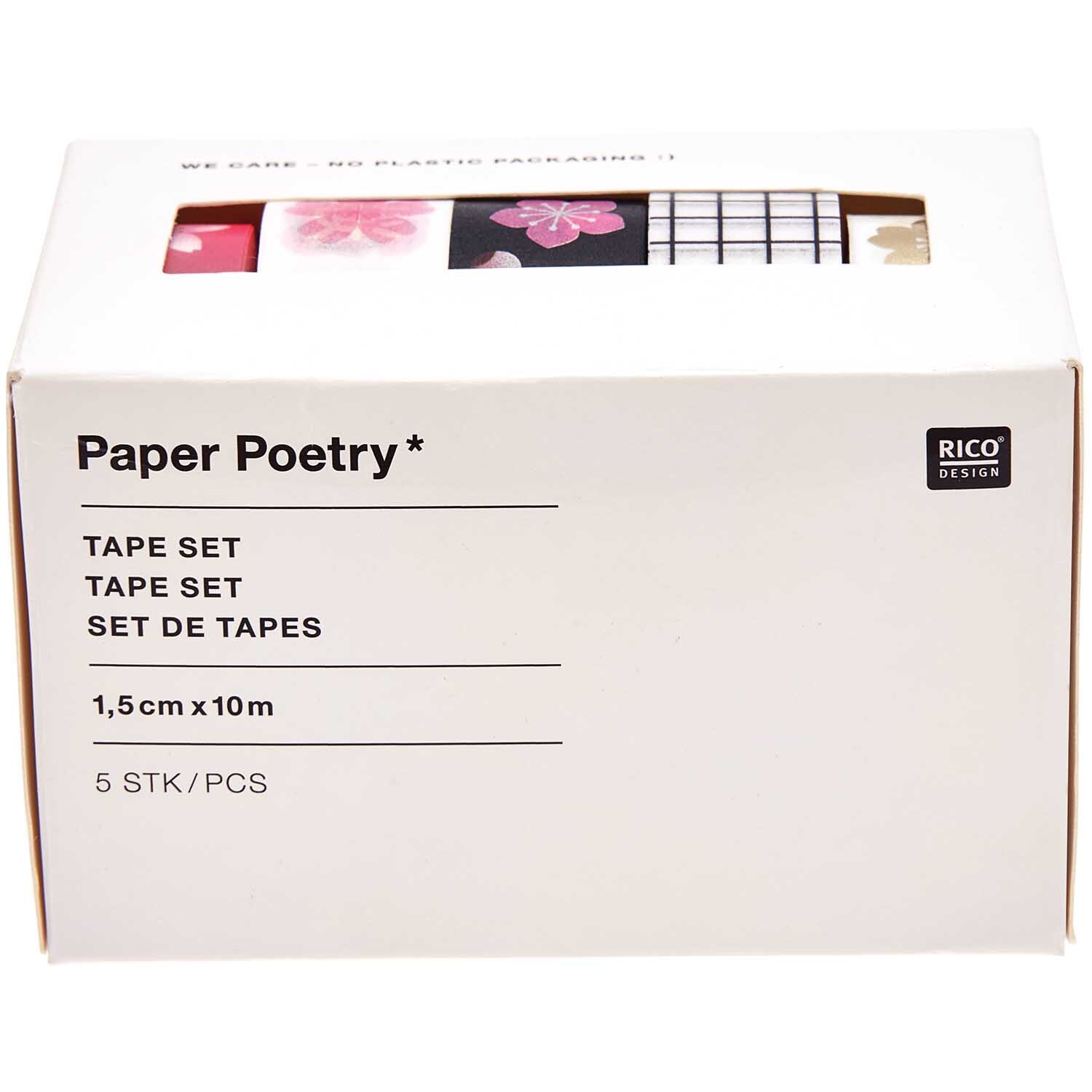 Paper Poetry Tape Set Manga 5-teilig von Rico Design