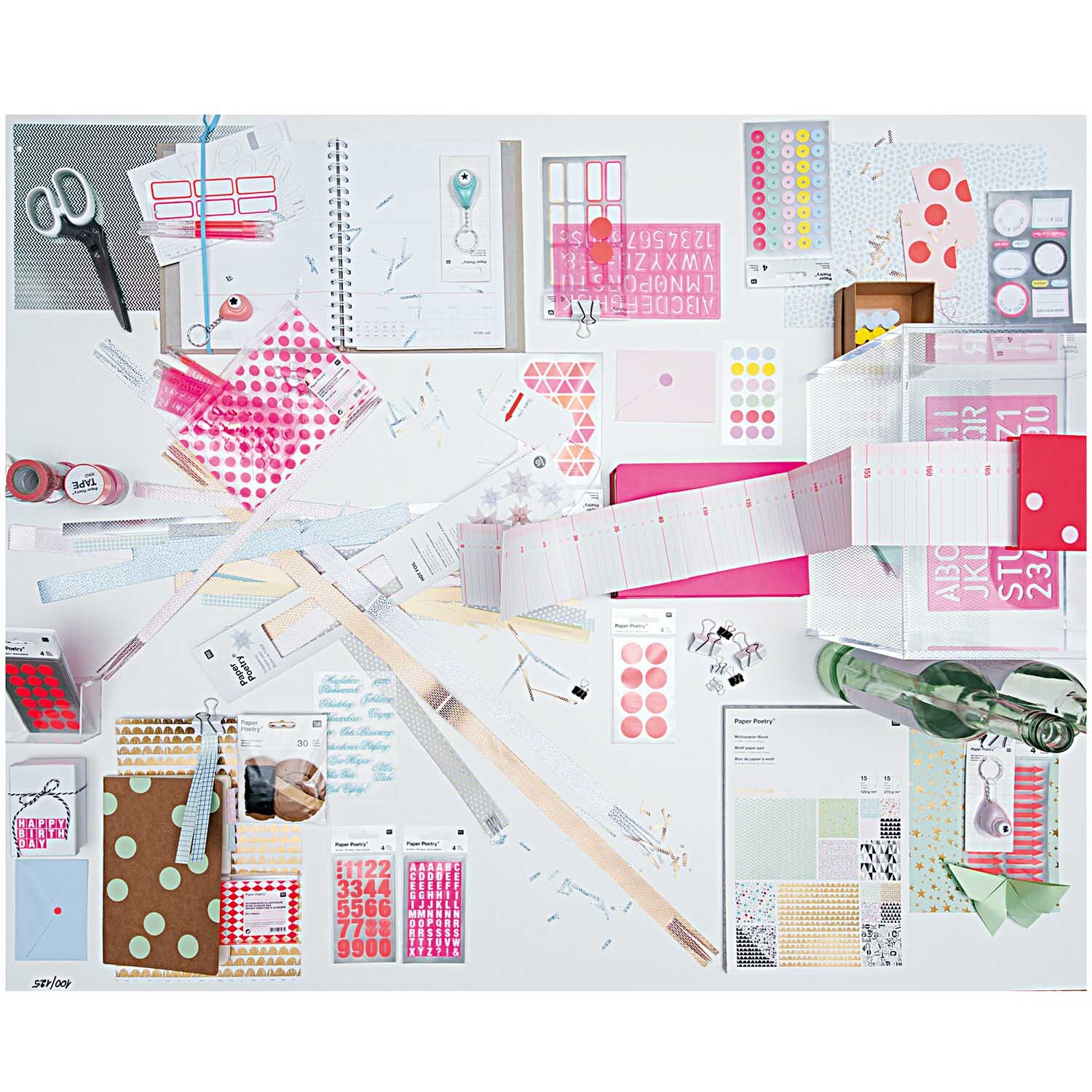 Paper Poetry Foldback clips white 25mm 12 pieces Paper Poetry Foldback clips white 25mm 12 pieces