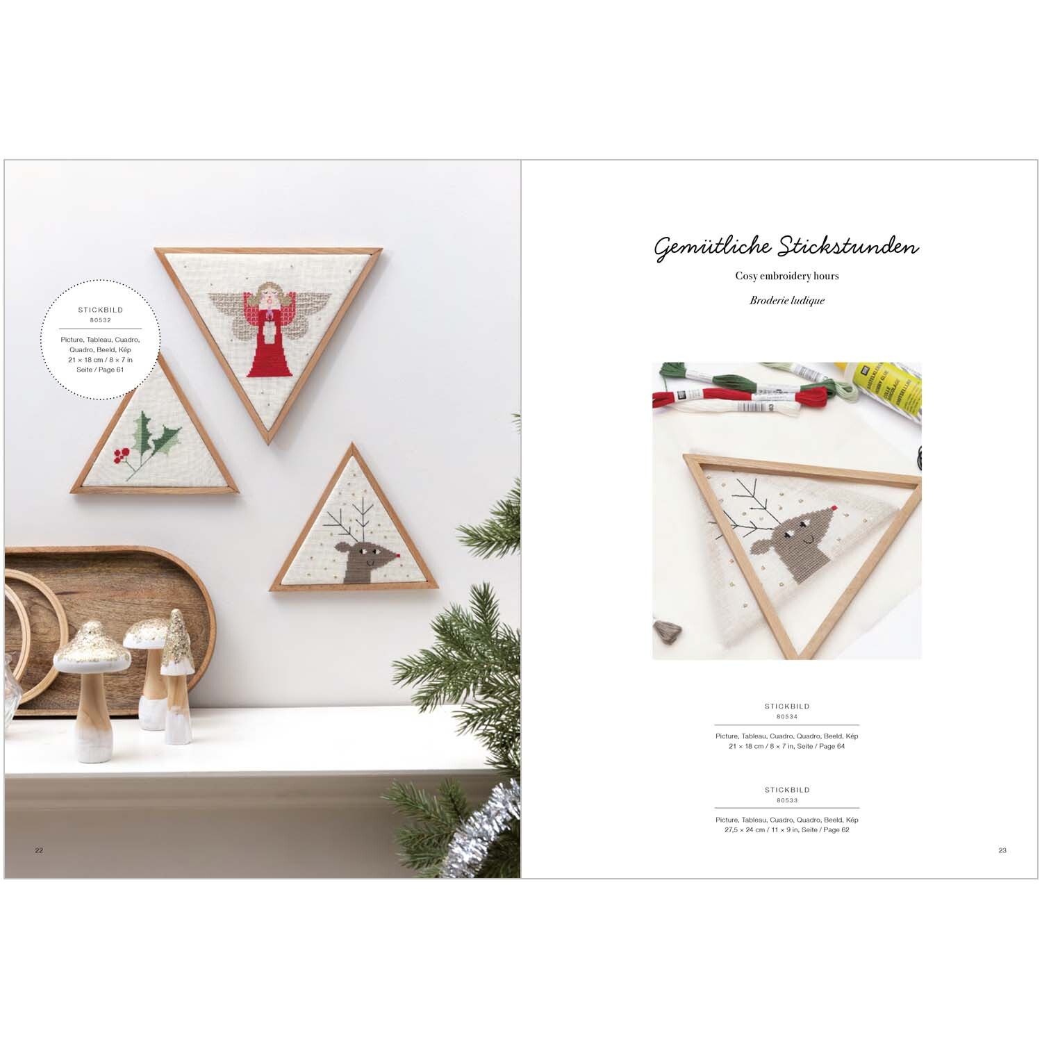 Livret de broderie Christmas is in the air nr. 172 from Rico Design