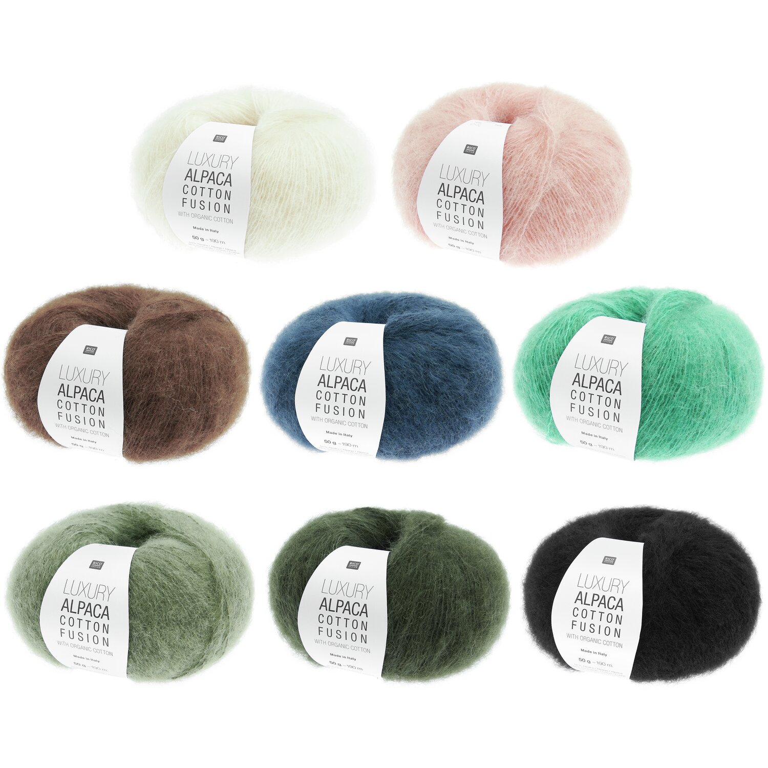 Luxe Alpaca Cotton Fusion 50g 190m Couleur Crème from Rico Design Luxe Alpaca Cotton Fusion 50g 190m Couleur Crème from Rico Design