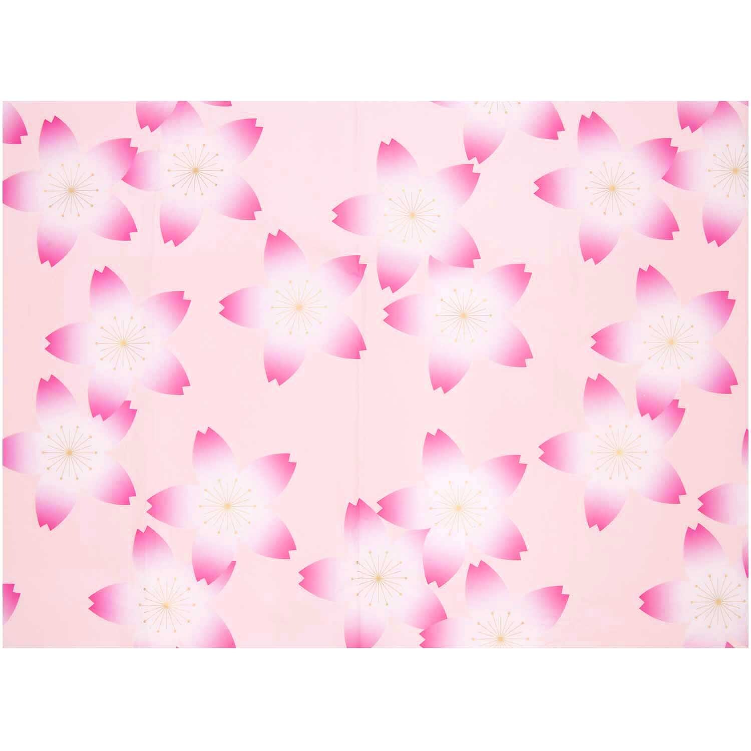 Paper Poetry Seidenpapier mit Kirschblütenmuster in Rosa, 50x70cm, 5 Bogen von Rico Design. Ideal für kreative Projekte.