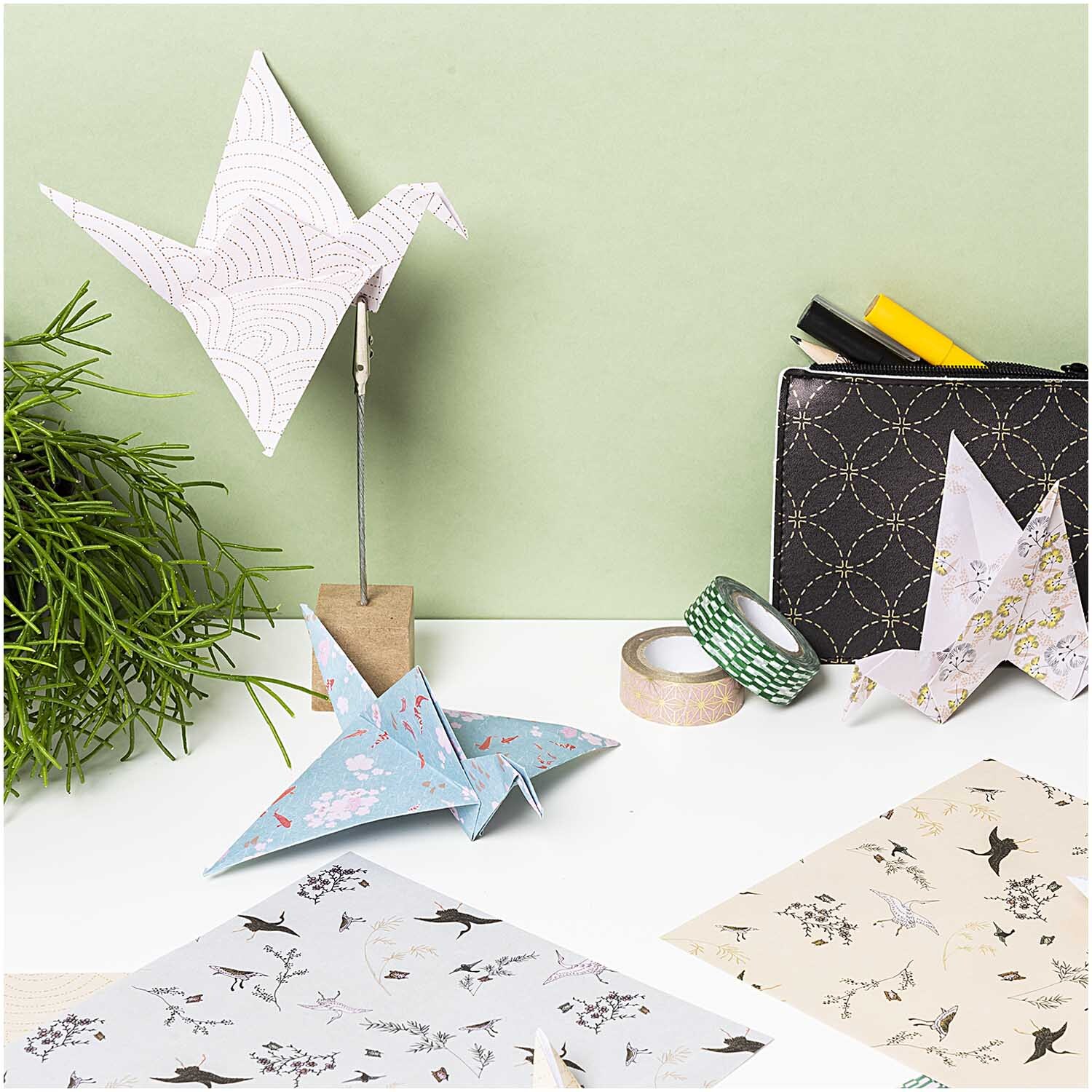 Paper Poetry Origami Jardin Japonais 15x15cm 50 Blatt von Rico Design