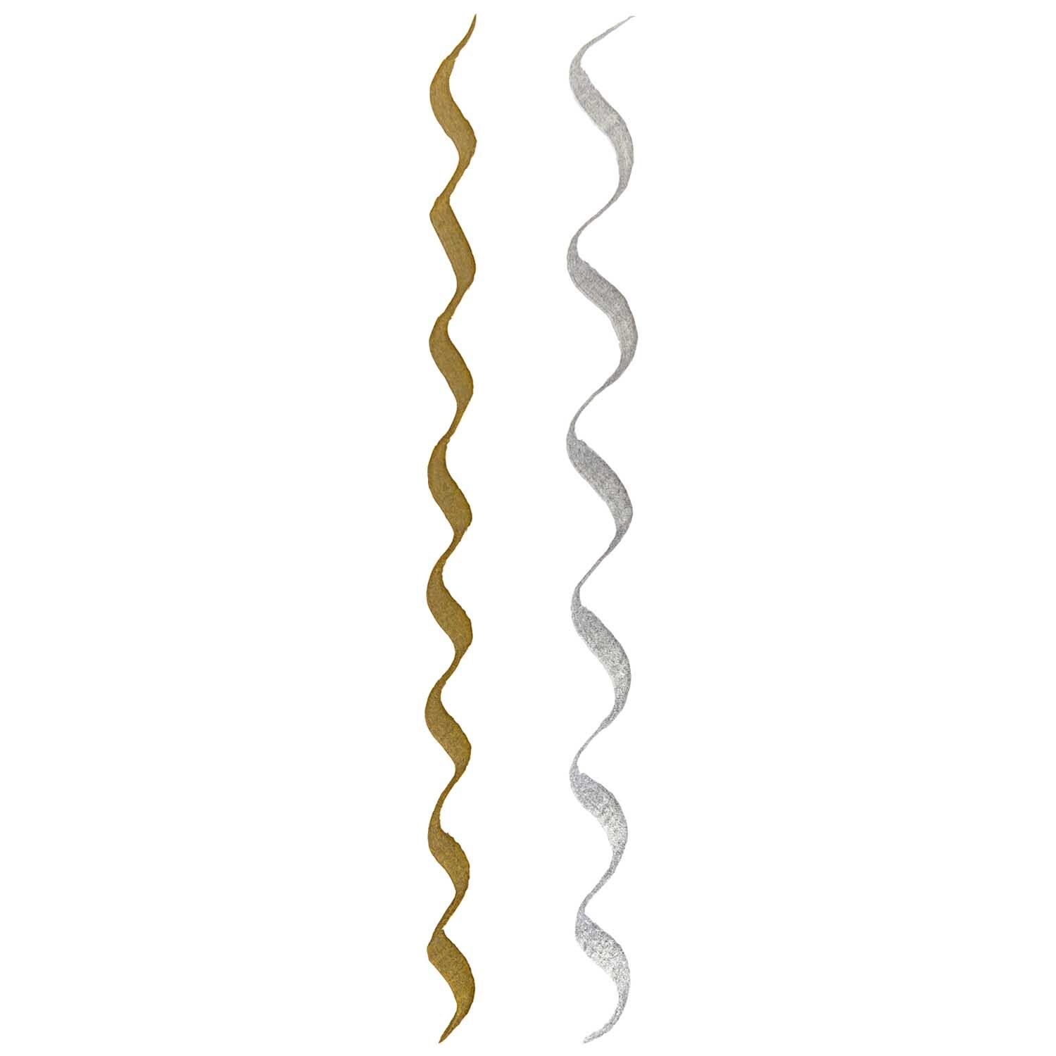 Paper Poetry Metallic Brushpens gold-silber 2 Stück von Rico Design
