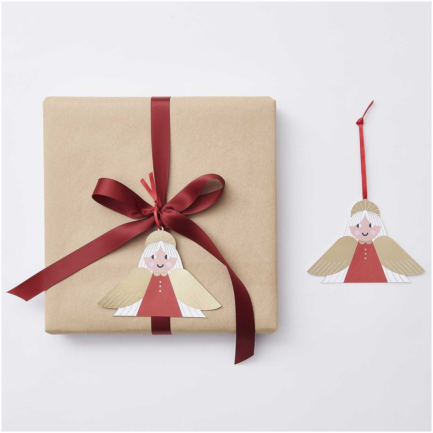 Paper Poetry Geschenkanhänger Christmas Engel 8 Stück von Rico Design