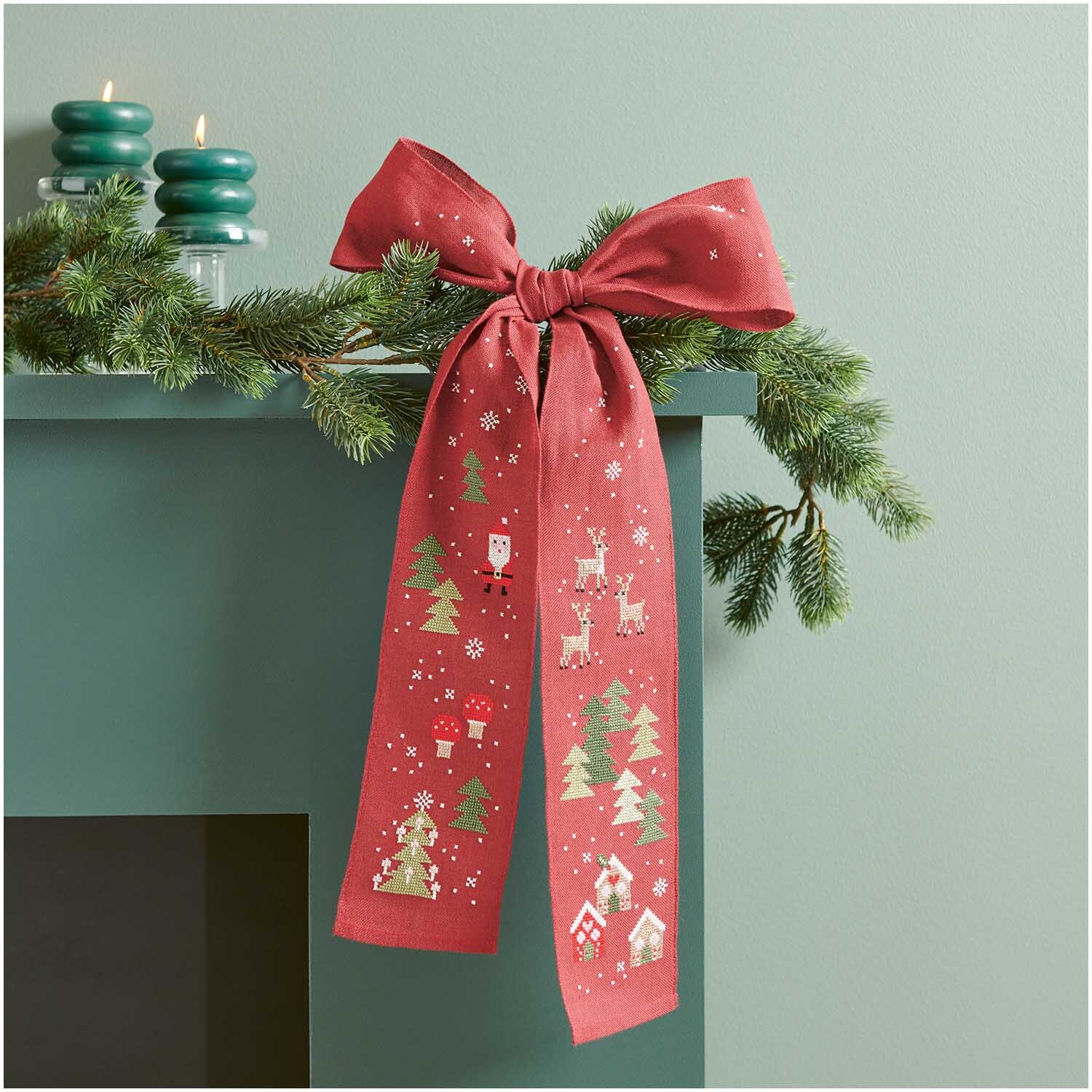 Stickpackung Wintertraum 30x54cm von Rico Design Stickpackung Wintertraum 30x54cm von Rico Design
