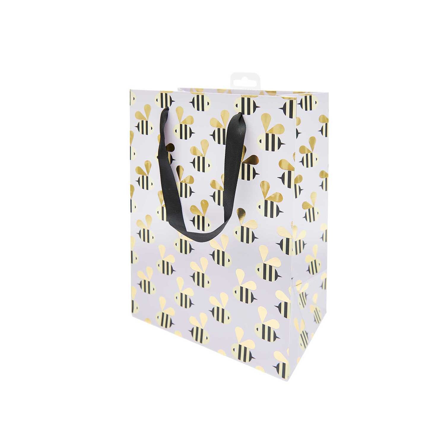Paper Poetry Geschenktüte Bienen 18x26x12cm von Rico Design