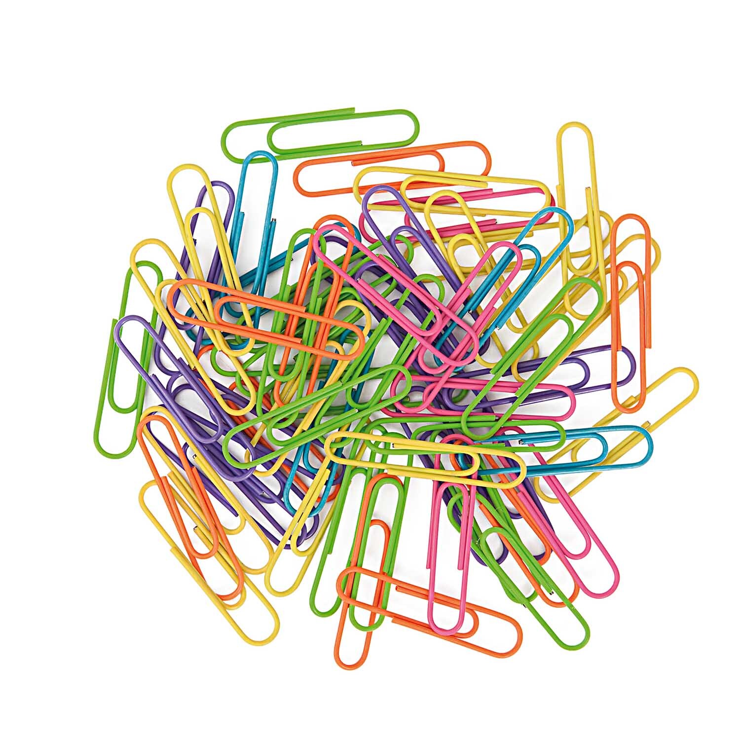 Paper Poetry paper clips multicoloured 5cm 60 pieces