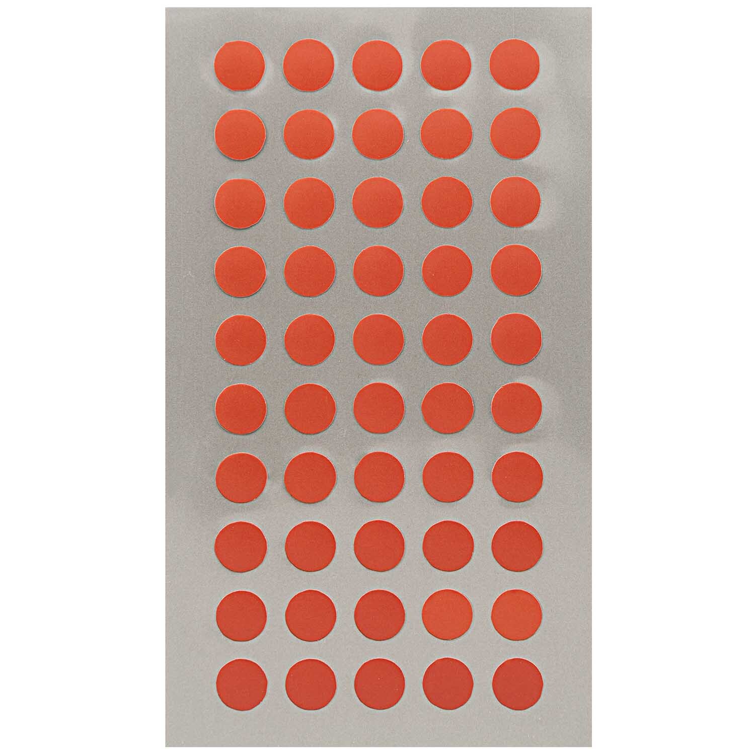 Office Sticker Punkte 8mm 4 Bogen Farbe Rot von Rico Design Office Sticker Punkte 8mm 4 Bogen: Rote Punkte auf silbernem Hintergrund, ideal für Büroanwendungen. Marke: Rico Design.