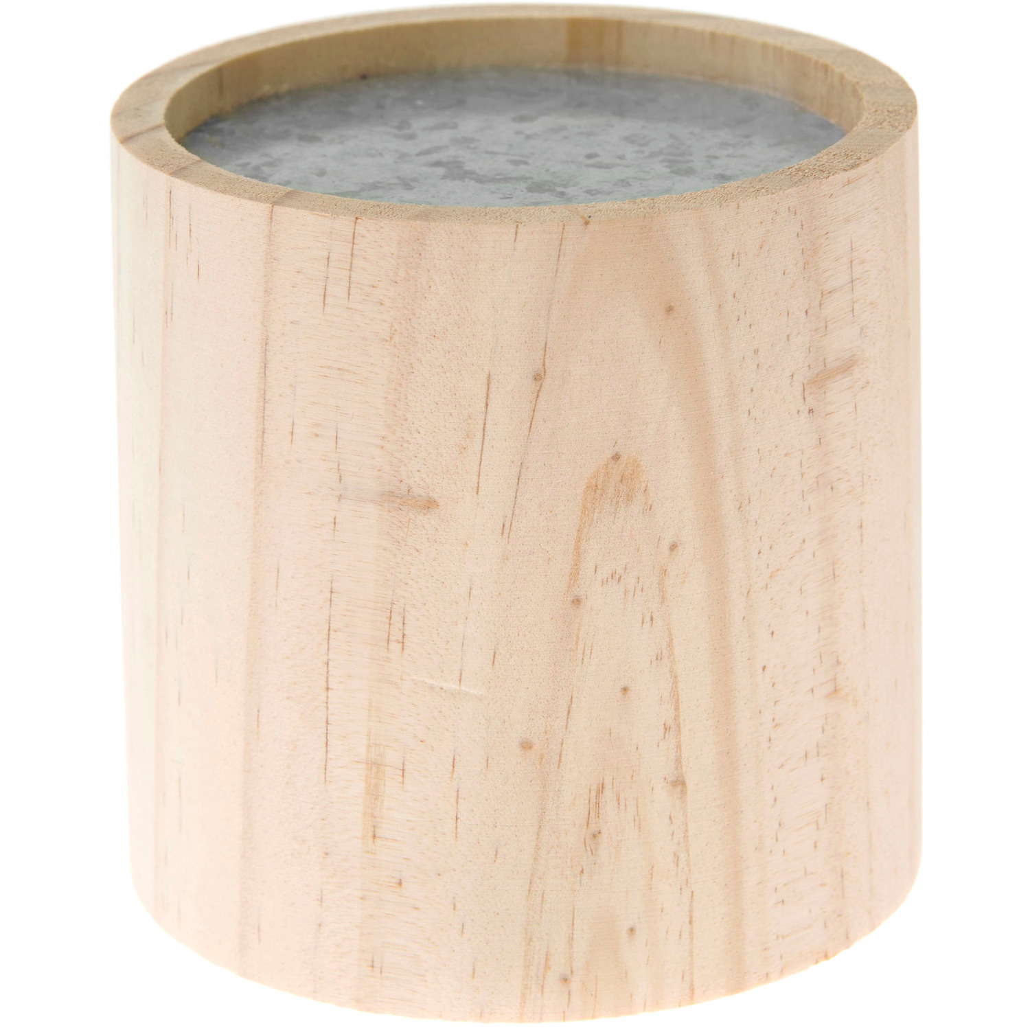 Holz-Kerzenhalter Natur, Ø8,5cm, aus hellem Holz. Ideal für stilvolle Dekorationen.