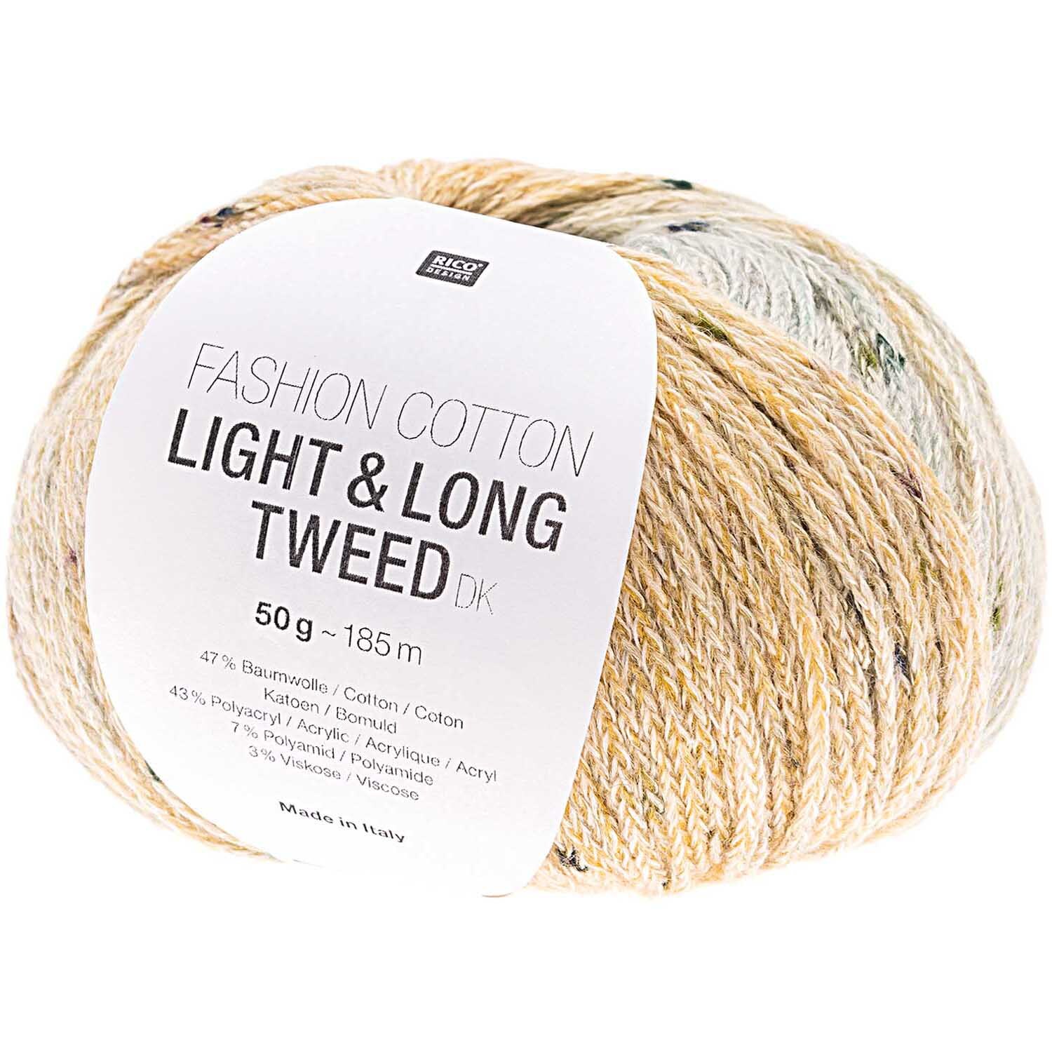 Fashion Cotton Light & Long Tweed dk Fashion Cotton Light & Long Tweed dk