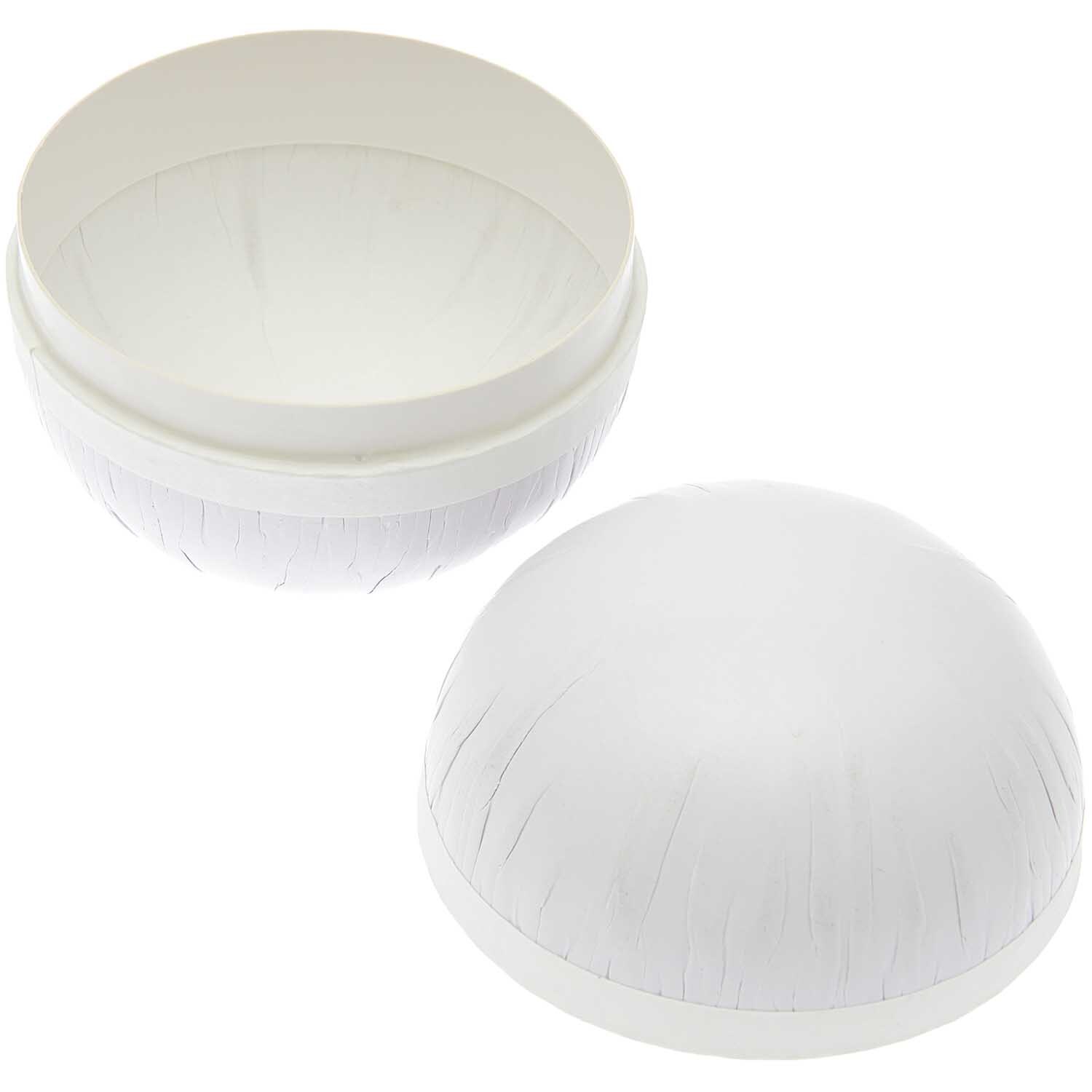 Pappmaché Kugel weiß 8cm von Rico Design