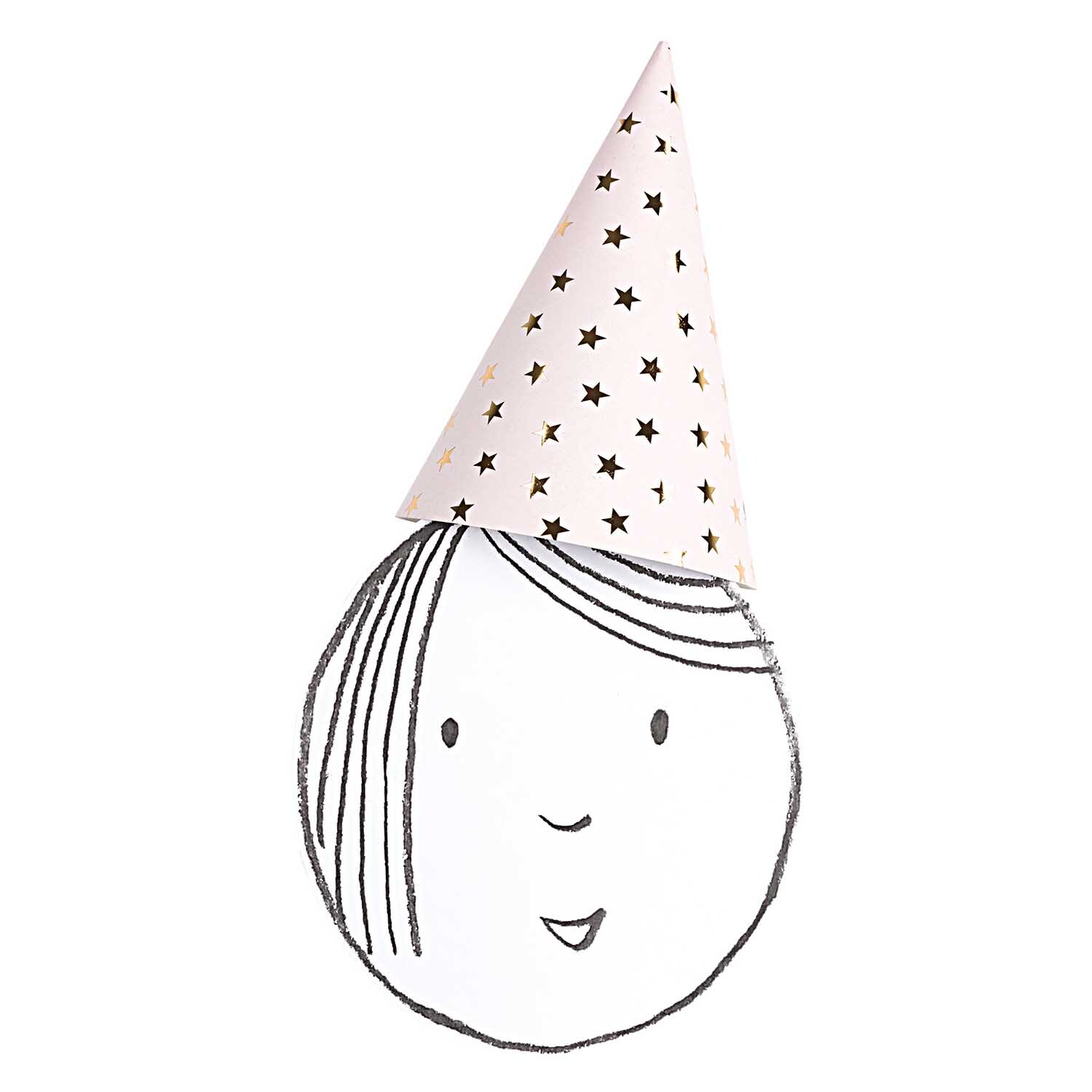 Partyhüte Prinzessin 20cm 8 Stück von Rico Design Partyhüte Prinzessin 20cm 8 Stück von Rico Design. Bunte Hüte mit Sternenmuster auf weißem Hintergrund. Ideal für Kindergeburtstage.