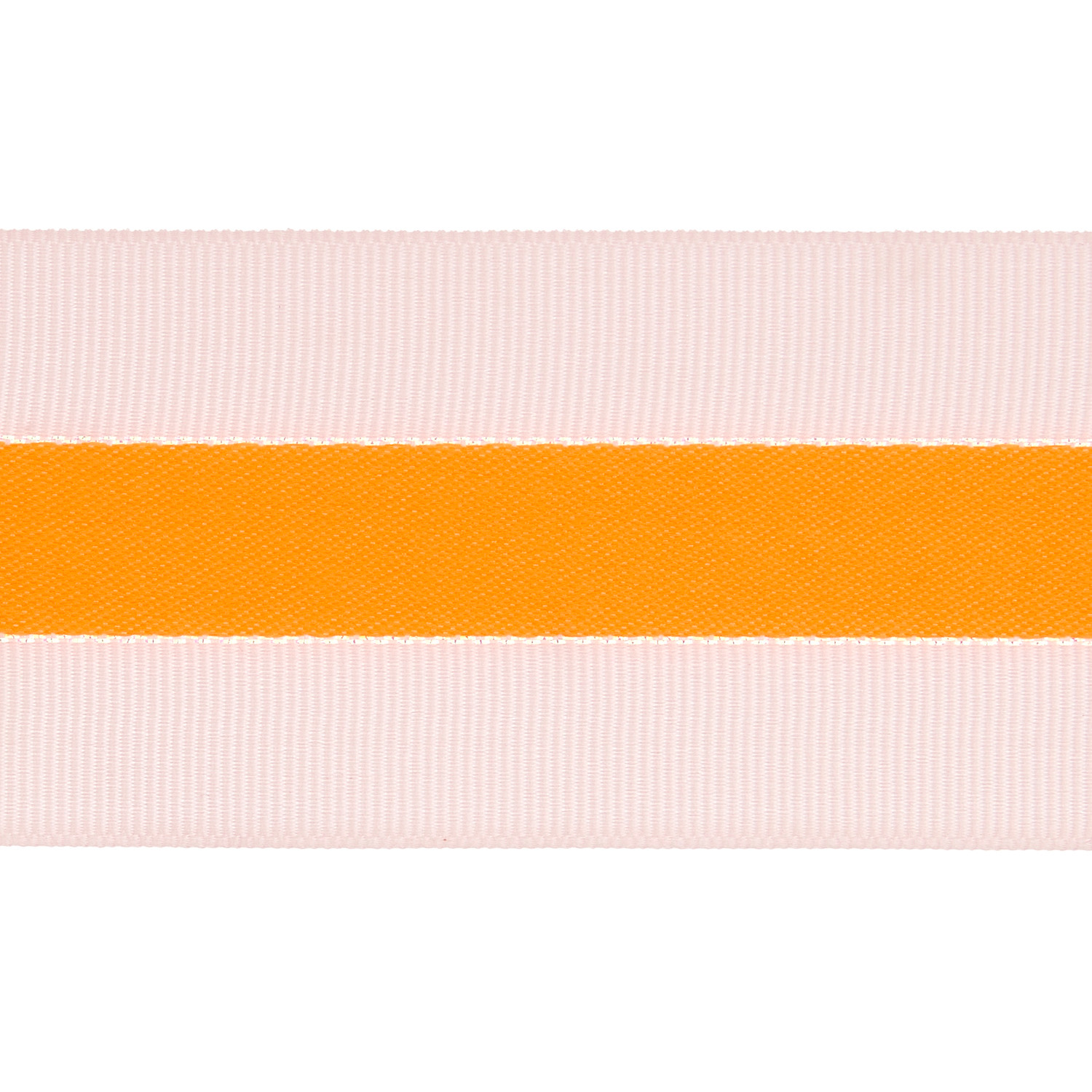 Paper Poetry Webband Duo Streifen in Apricot und Neon Orange von Rico Design, 58mm breit, 3m lang. Ideal für kreative Projekte und Dekorationen.