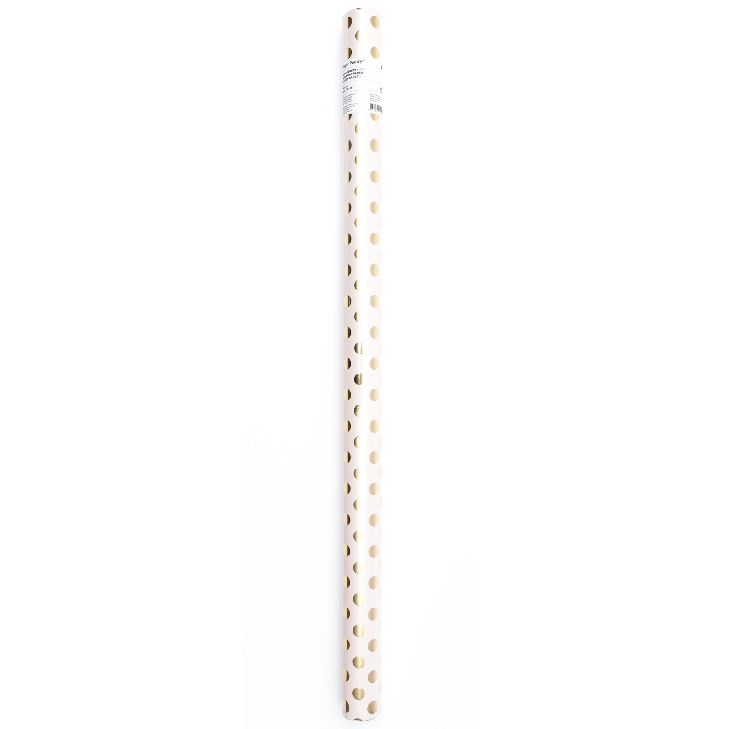 Geschenktüte rosa Punkte gold 18x26x12cm von Rico Design