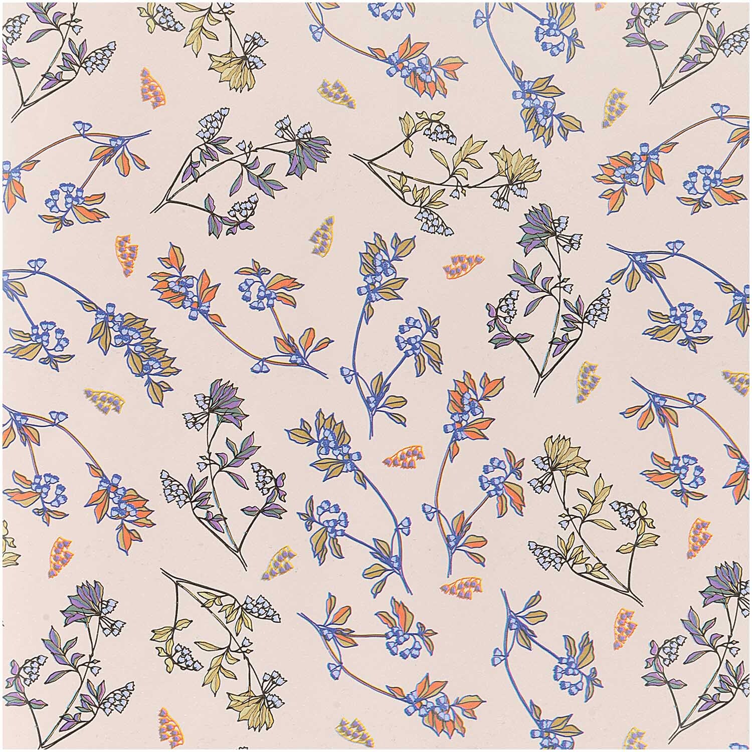 Paper Poetry Geschenkpapier Blumen rosa 70cm 2m von Rico Design Paper Poetry Geschenkpapier Blumen rosa 70cm 2m mit zarten floralen Mustern in Blau und Orange.