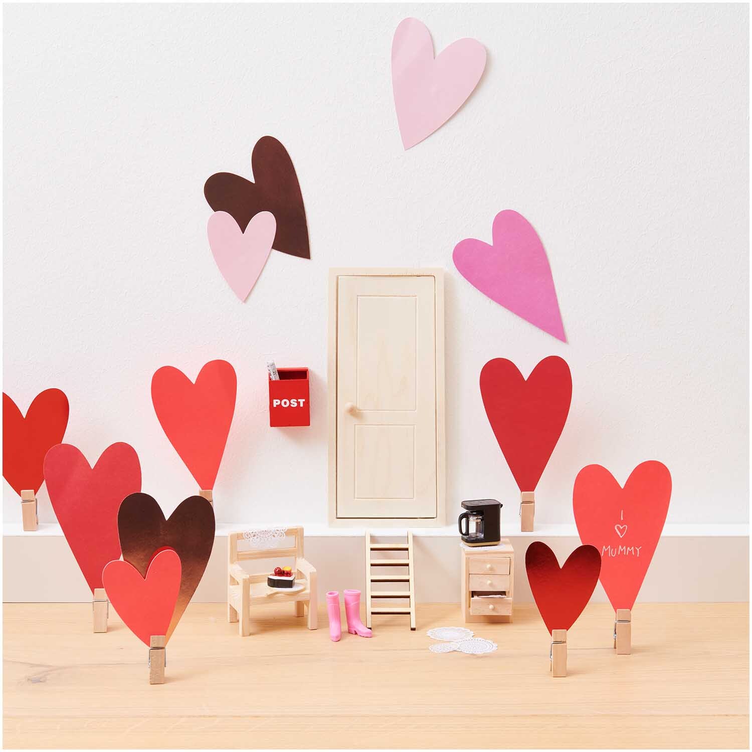 Miniatur Kaffeemaschine 3,5x2,1x3,6cm von Rico Design