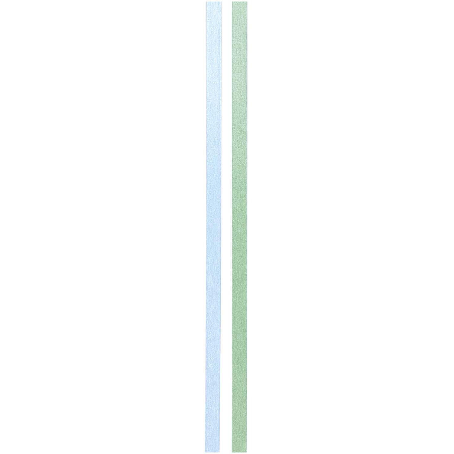 Paper Poetry Tapes uni 5mm 10m 2 Stück Farbe Mint-Aqua von Rico Design Paper Poetry Tapes uni 5mm 10m 2 Stück, zwei schmale Klebebänder in Mint-Aqua von Rico Design auf schwarzem Hintergrund.