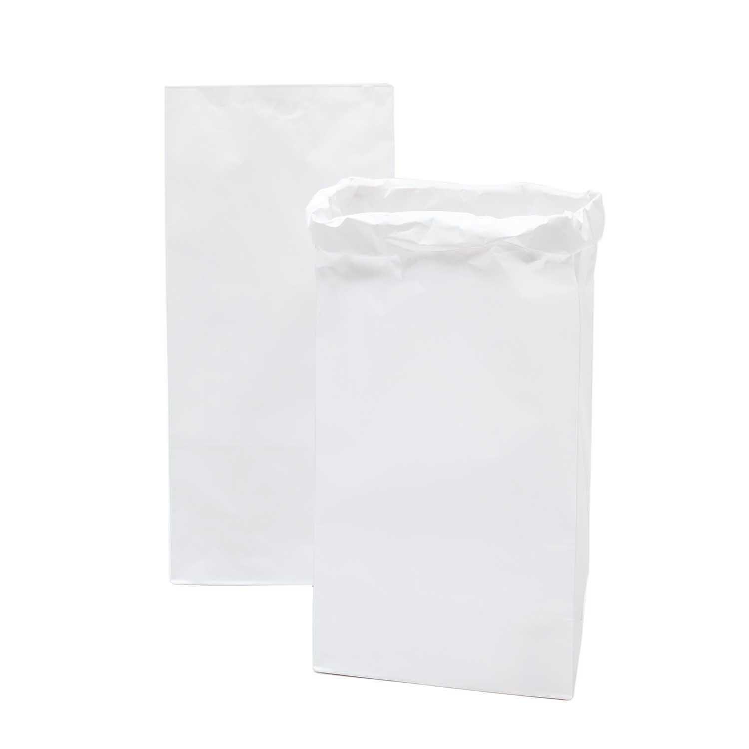 Paper Poetry Maxi-Blockbodenbeutel L 60x28x17cm 2 Stück Farbe Weiß von Rico Design