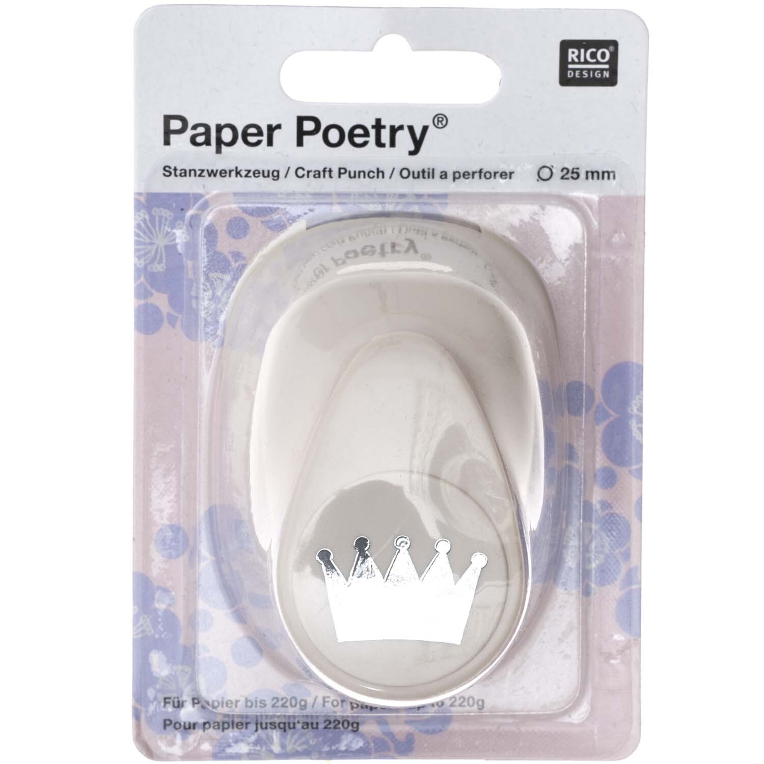 Paper Poetry Stanzer Krone M 2,5cm von Rico Design