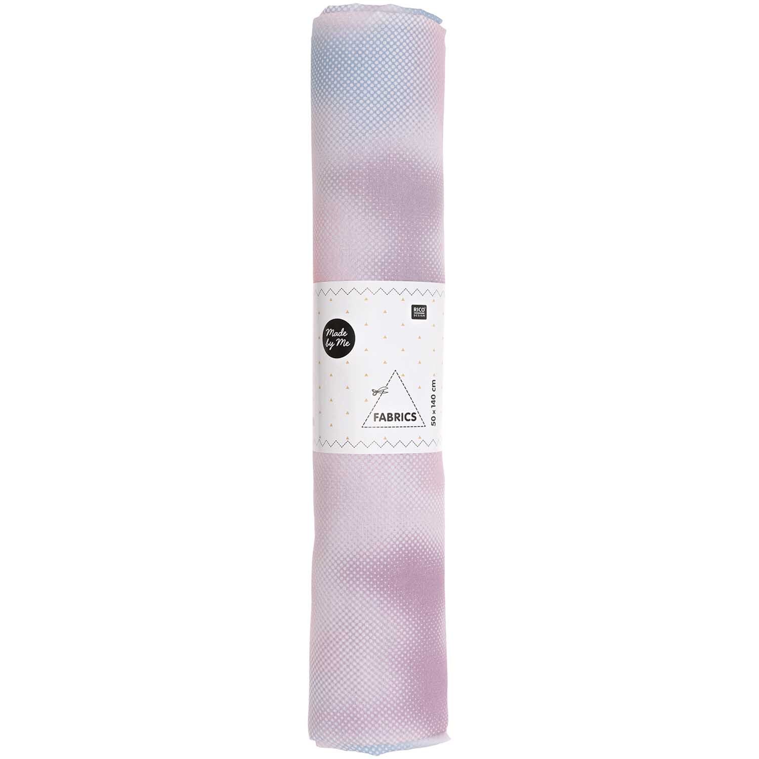 Stoffabschnitt Druckstoff Blurry Camouflage flieder 50x140cm von Rico Design