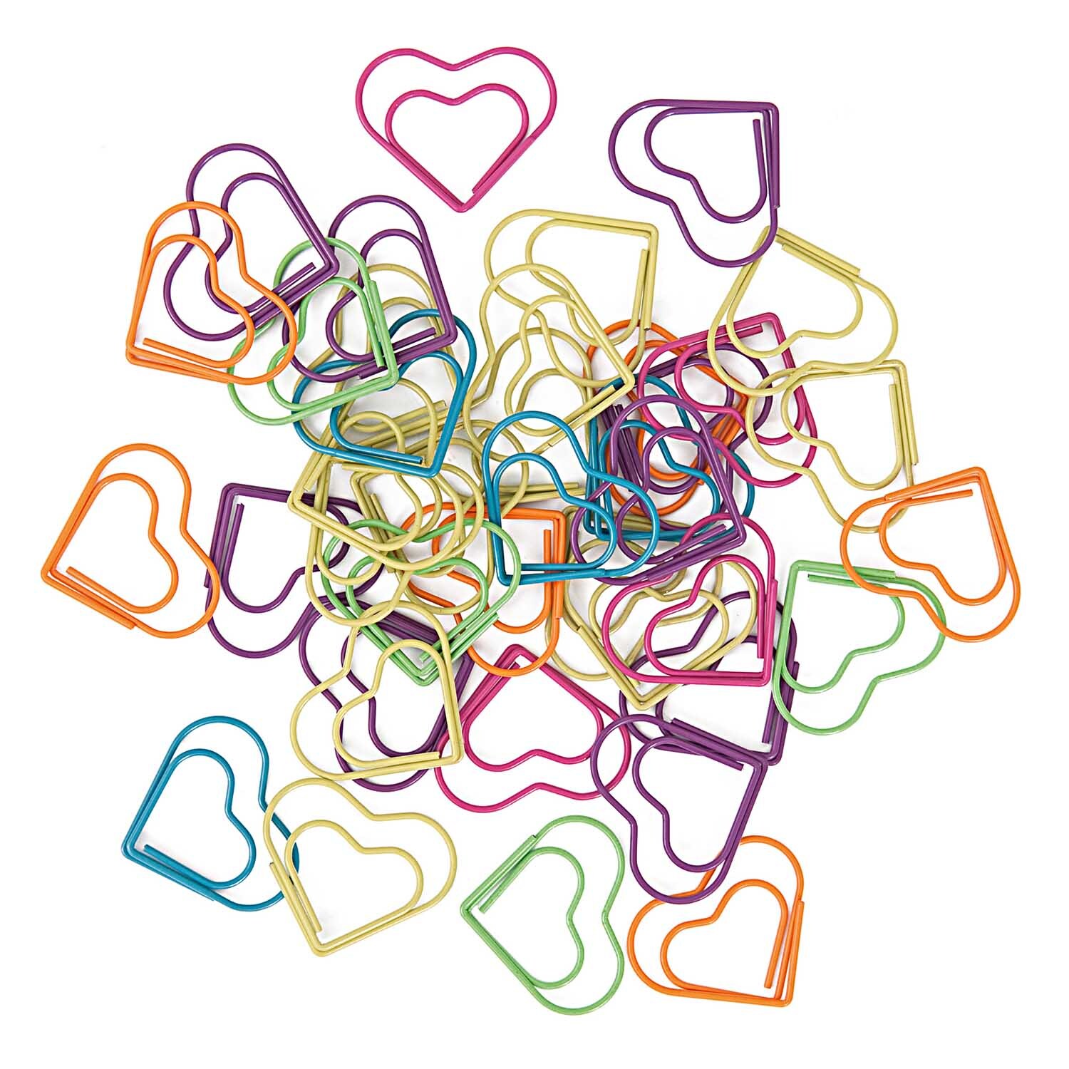 Paper Poetry paper clips heart 30 pieces