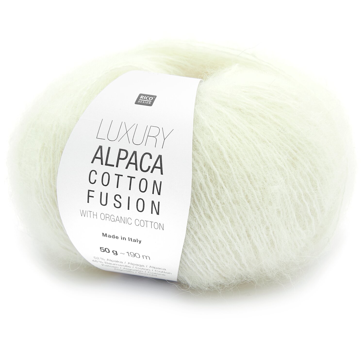 Luxe Alpaca Cotton Fusion 50g 190m Color Crème from Rico Design
