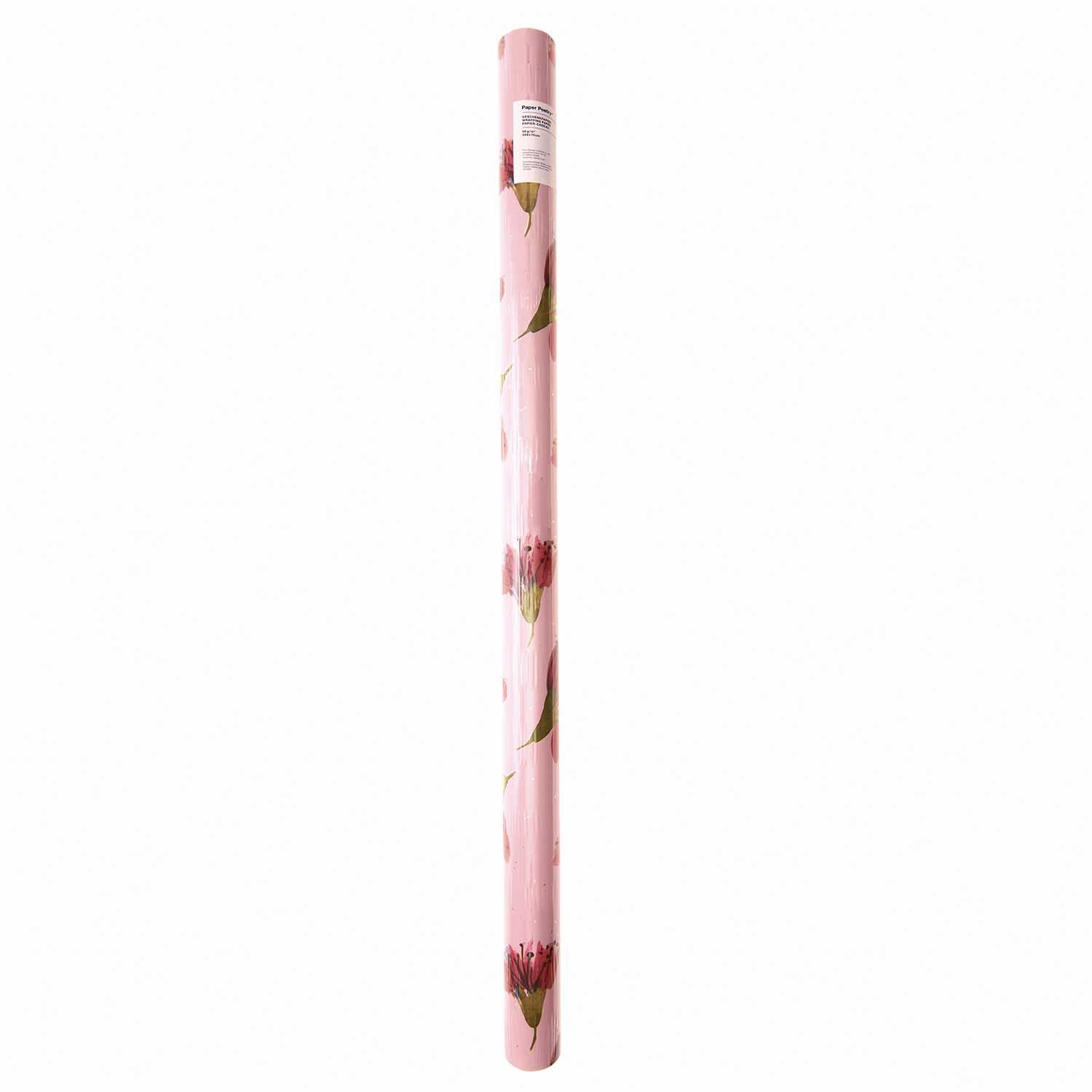 Paper Poetry Geschenkpapier Blüten rosa 70cm 2m 80g/m² von Rico Design