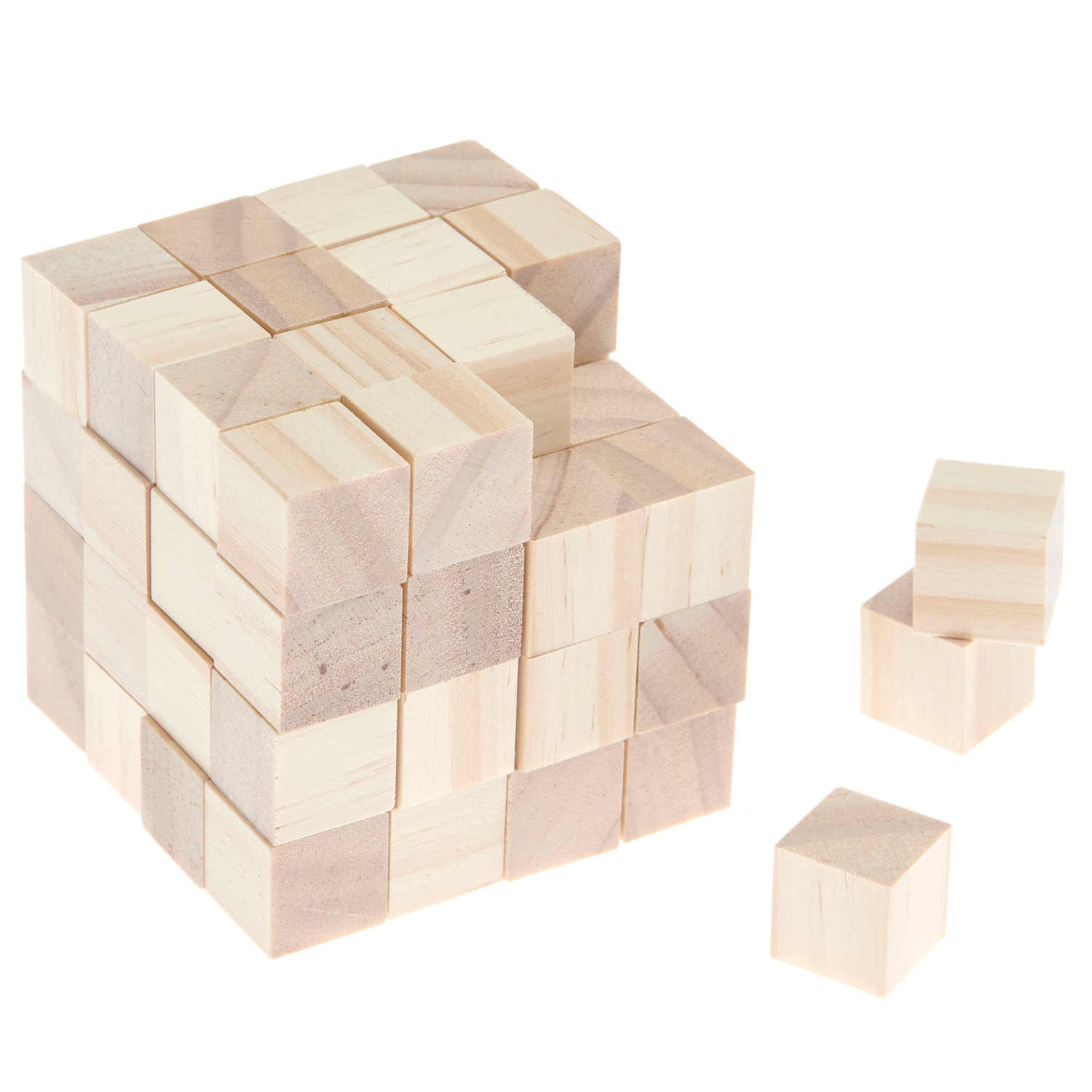Holzwürfel 1,5x1,5x1,5cm 64 Stück von Rico Design Holzwürfel von Rico Design, naturbelassen, 1,5x1,5x1,5cm, 64 Stück. Perfekt für kreative Bastelprojekte.