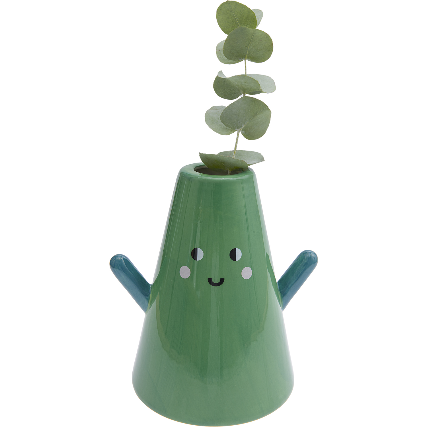 Keramik Vase Tanne grün 20cm von Rico Design