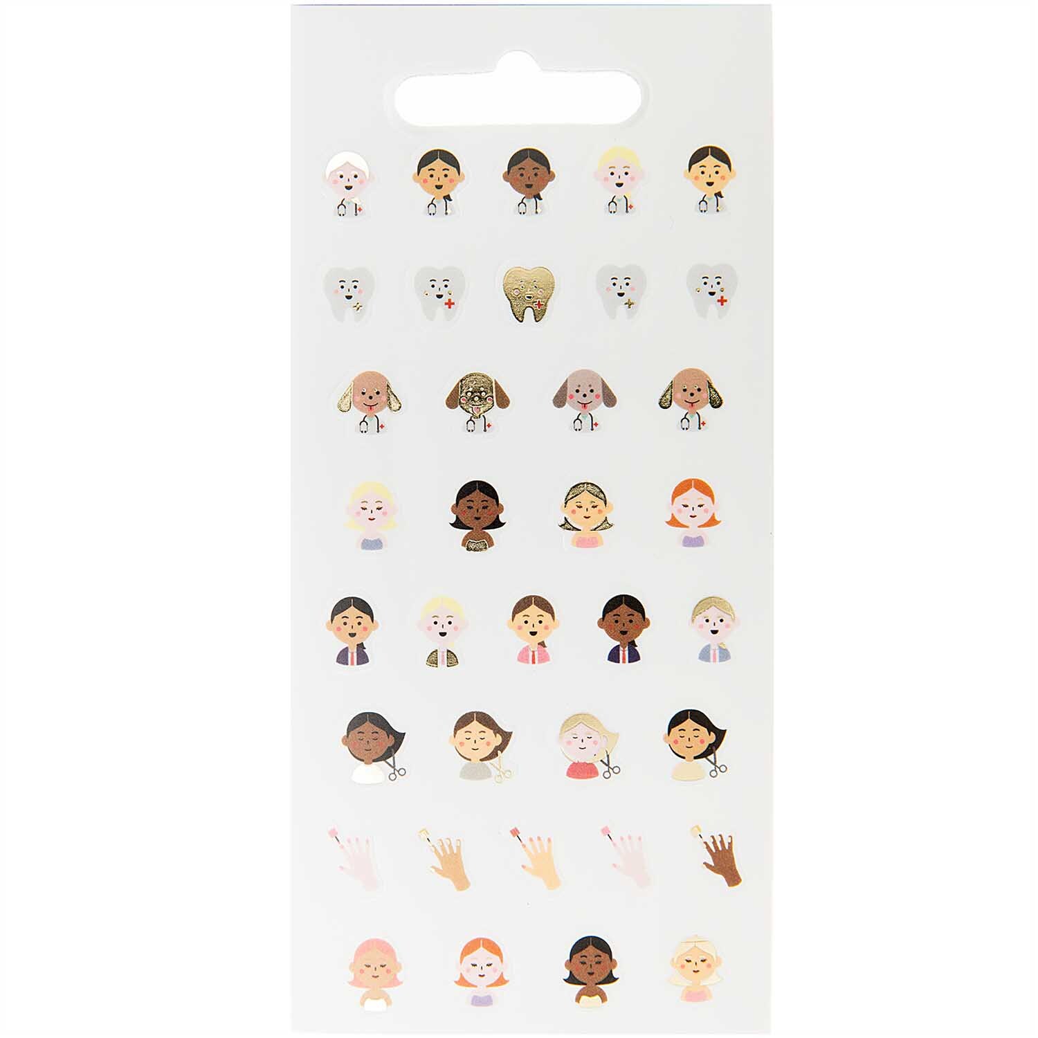Paper Poetry Stickerbuch Icons 10 Blatt von Rico Design Paper Poetry Stickerbuch Icons 10 Blatt zeigt bunte, diverse Gesichter und Hände von Rico Design.