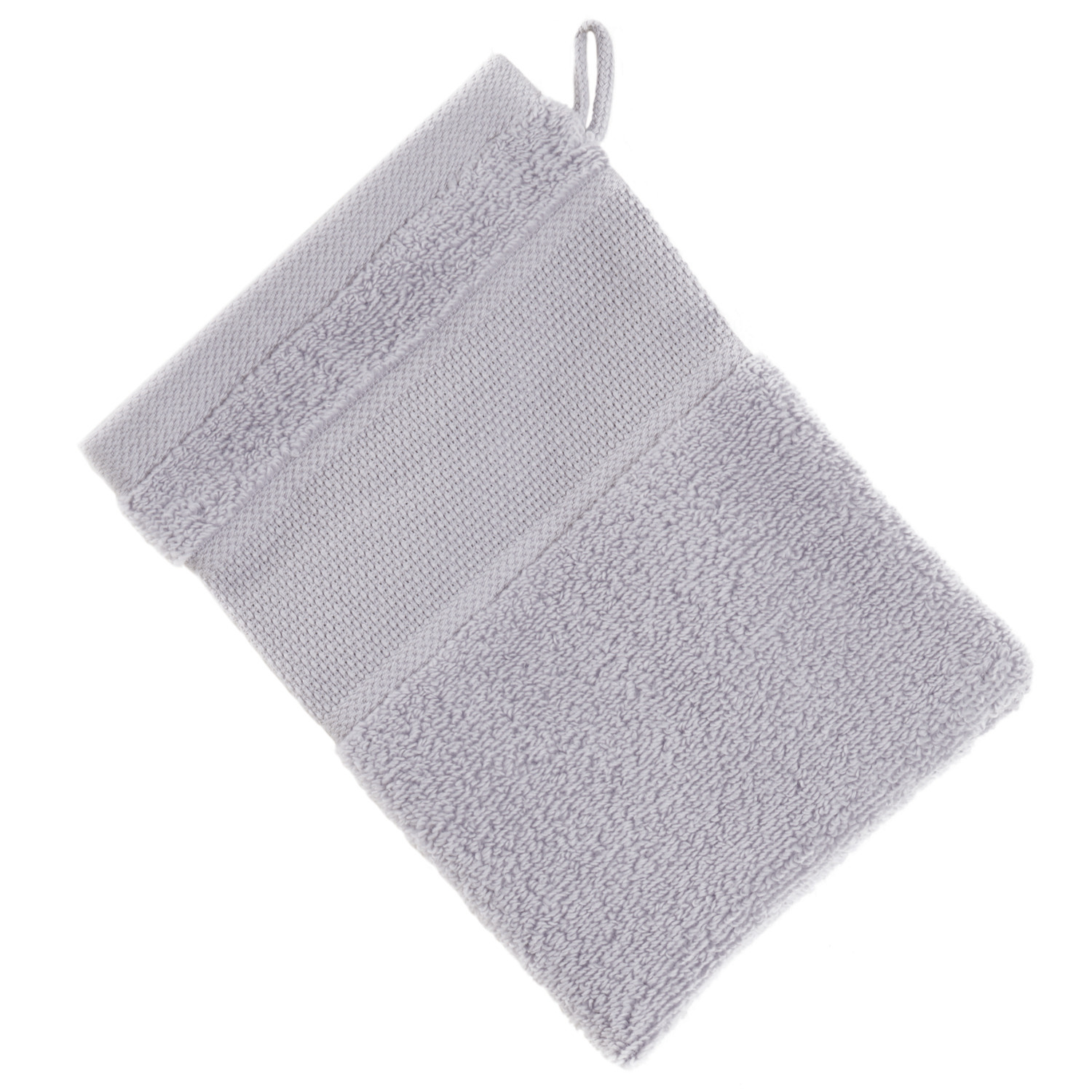Gant de toilette 15x21cm, GOTS Couleur Lilas from Rico Design Waschhandschuh in zartem Flieder von Rico Design, 15x21cm, GOTS-zertifiziert, ideal für sanfte Hautpflege.