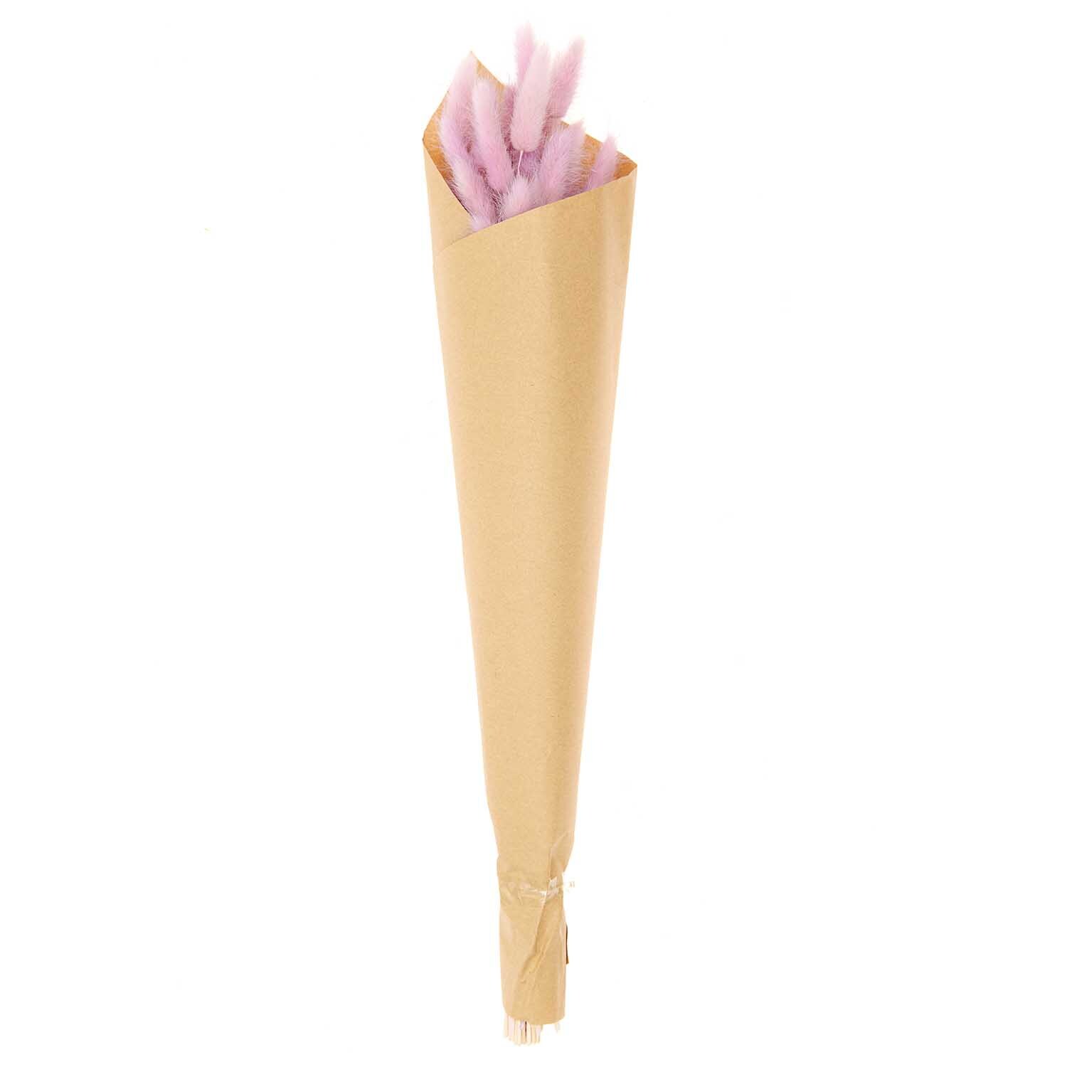 Getrockneter Lagurus flieder ca. 40cm 50 Stück von Rico Design