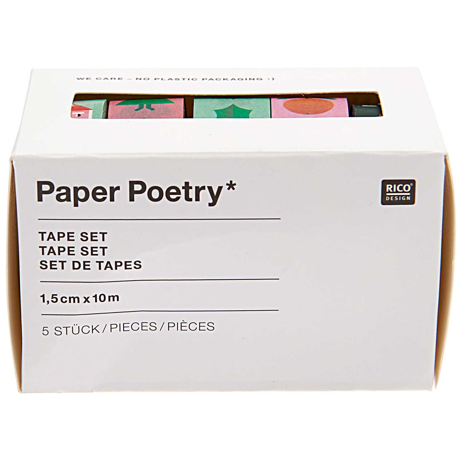 Paper Poetry Tape Set Merry Christmas 5-teilig von Rico Design